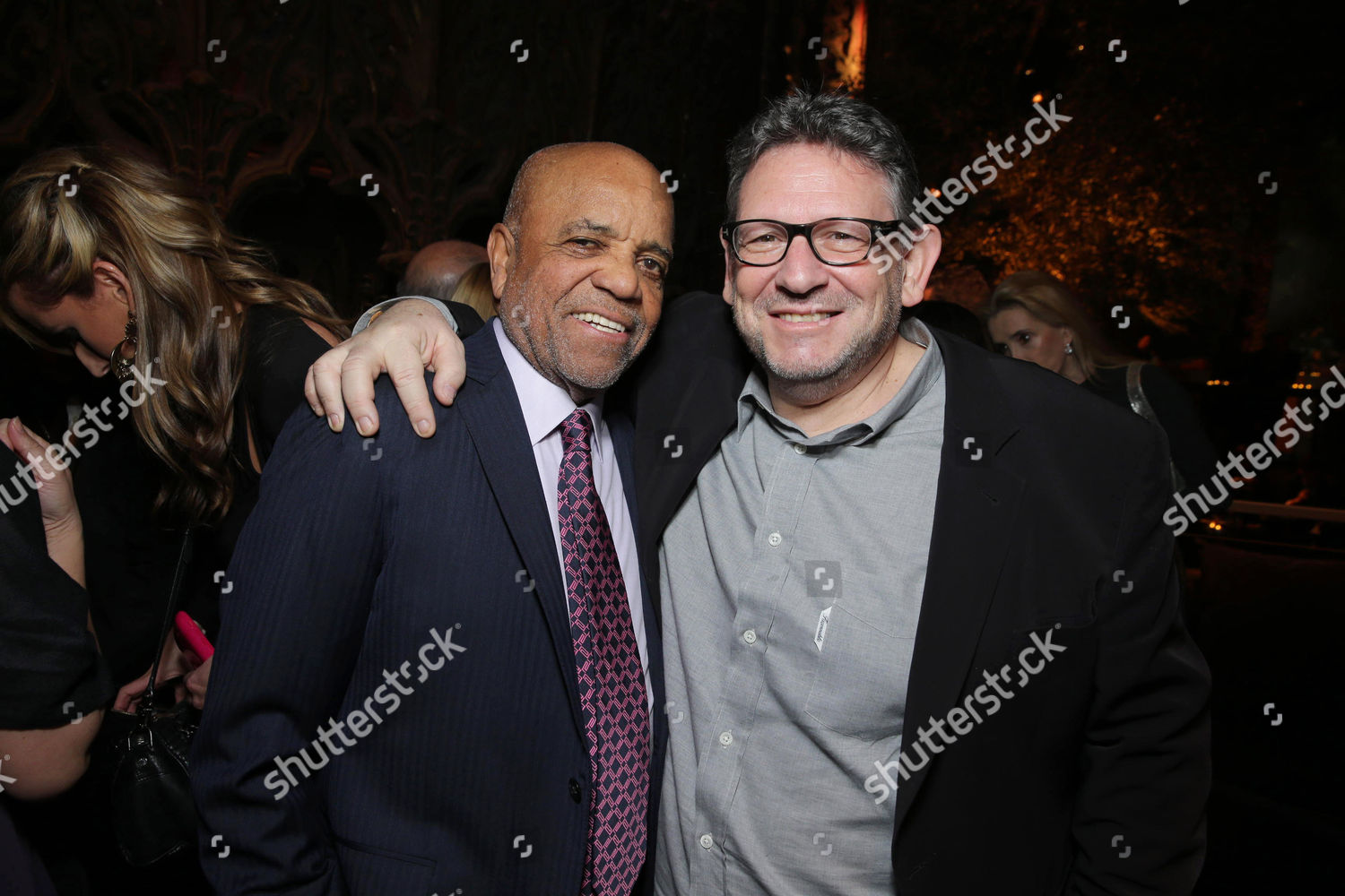 Berry Gordy Sir Lucian Grainge Cbe Editorial Stock Photo - Stock Image ...