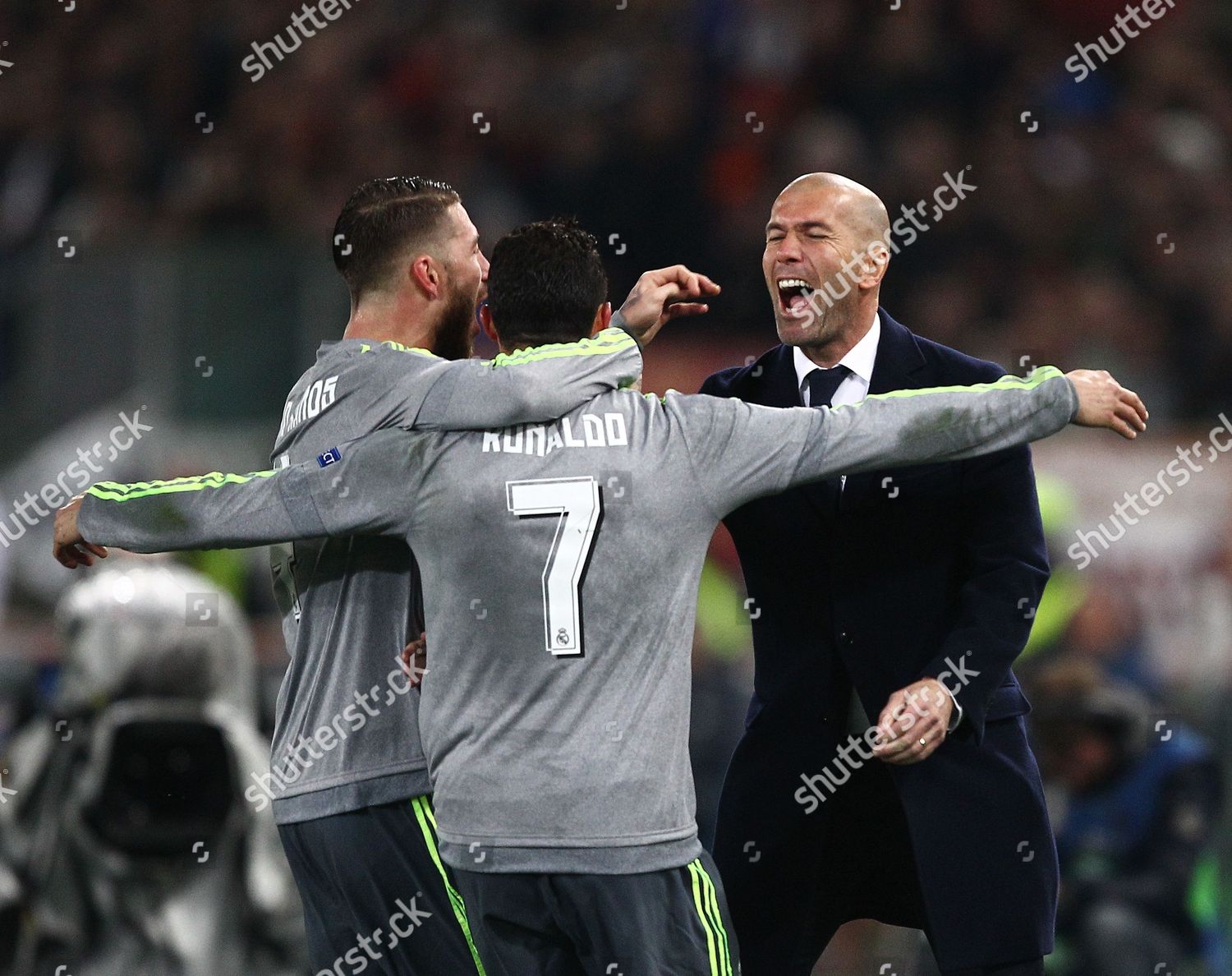 Cristiano Ronaldo Real Madrid Celebrates Scoring Editorial Stock Photo ...