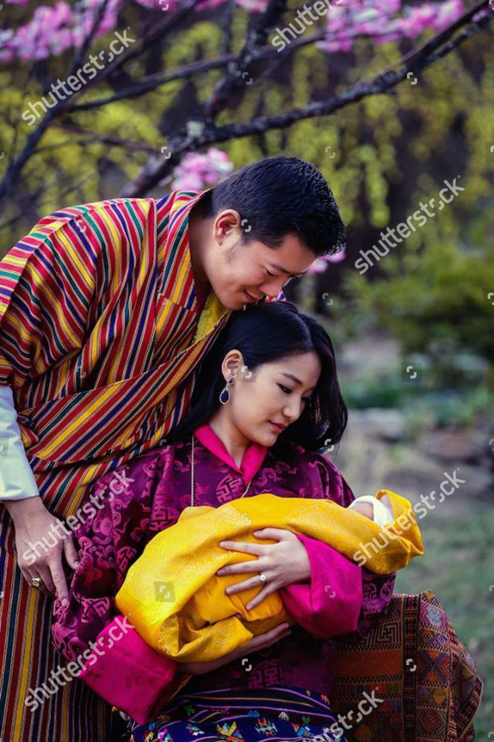 King Jigme Khesar Namgyel Wangchuck Queen Jetsun Redaktionelles Stockfoto Stockbild Shutterstock