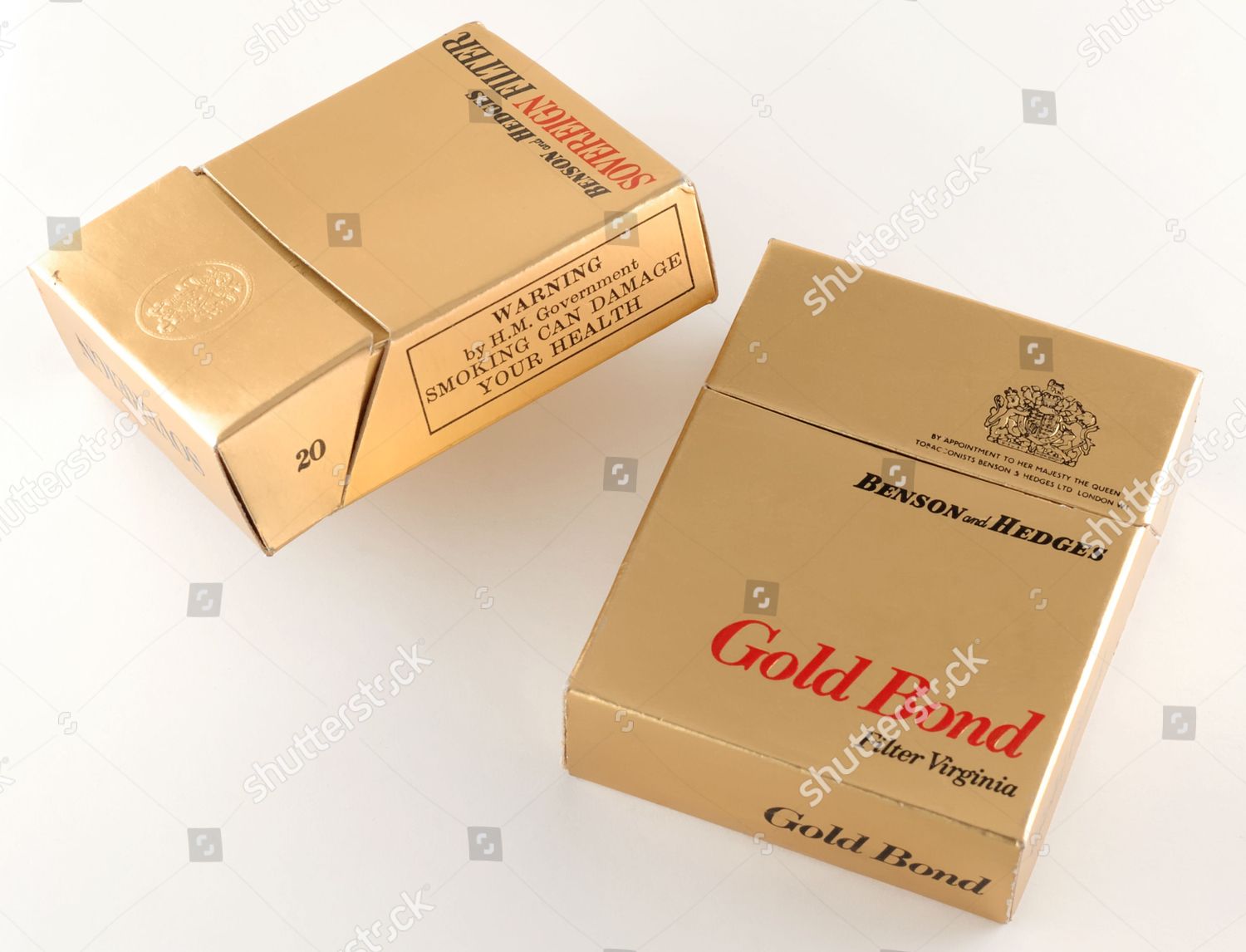 Gold Bond Sovereign Cigarettes Benson Hedges Editorial Stock Photo Stock Image Shutterstock