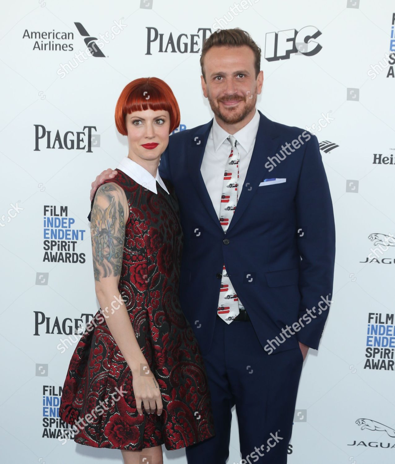 Alexis Mixter Jason Segel Editorial Stock Photo - Stock Image