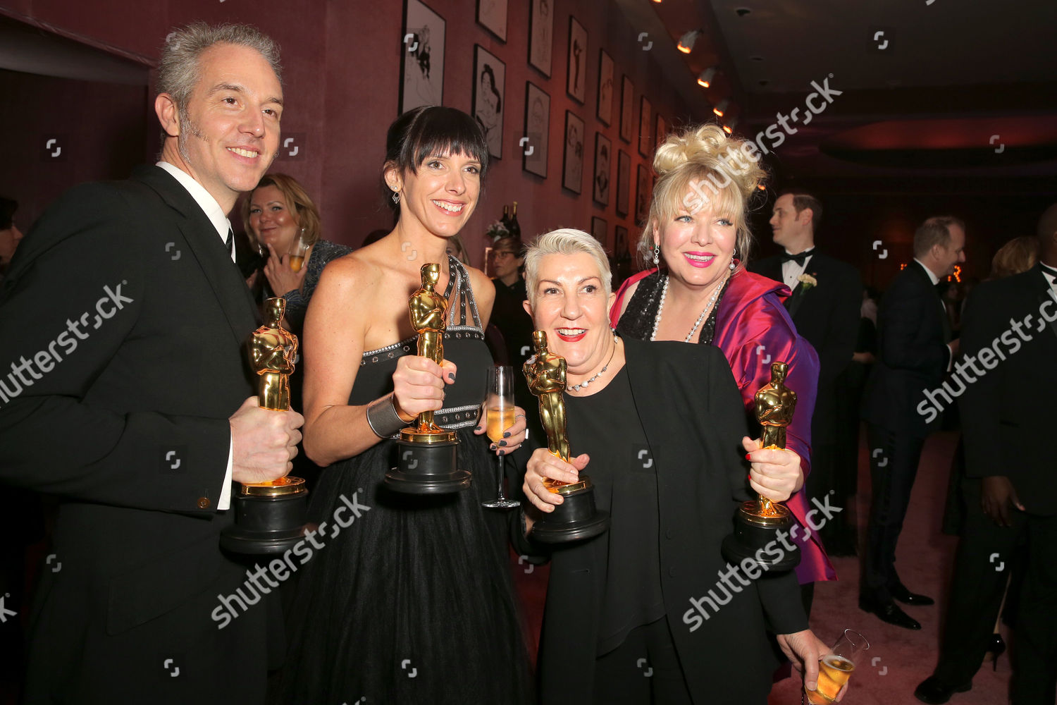 Damian Martin Elka Wardega Lesley Vanderwalt Editorial Stock Photo