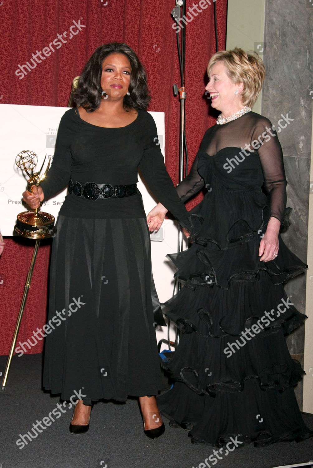 Oprah Winfrey Hillary Rodham Clinton Editorial Stock Photo Stock