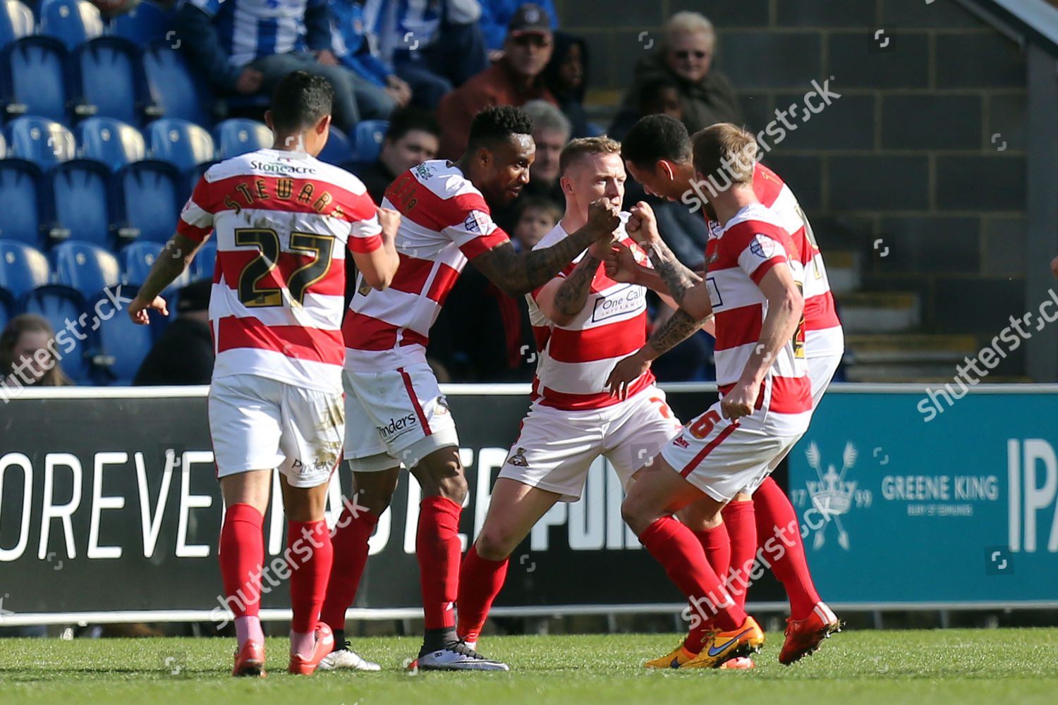 Gary Mcsheffrey 7 Doncaster Rovers Celebrates Editorial Stock Photo