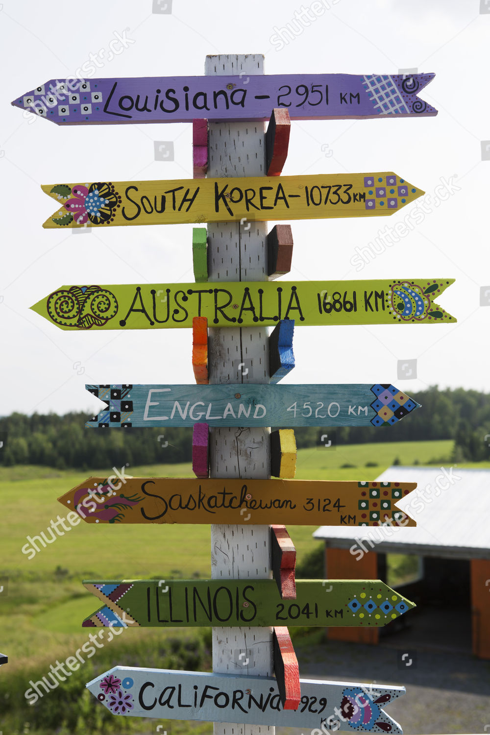 Colourful Sign Nova Scotia Canada Signs Editorial Stock Photo - Stock ...