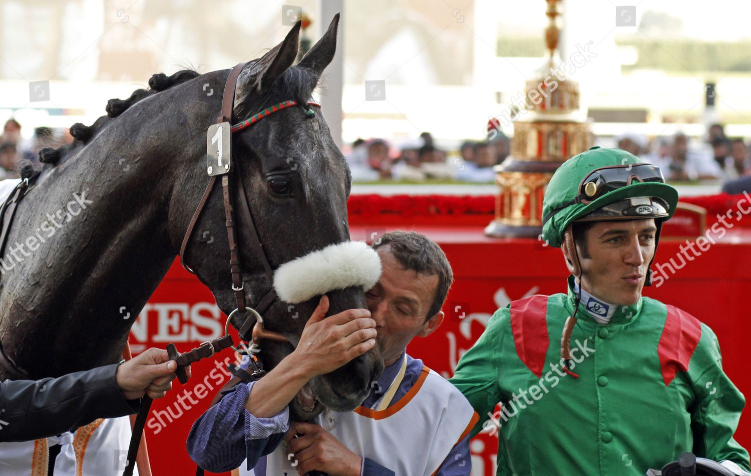 Vazirabad Christophe Soumillon After Dubai Gold Editorial Stock Photo ...