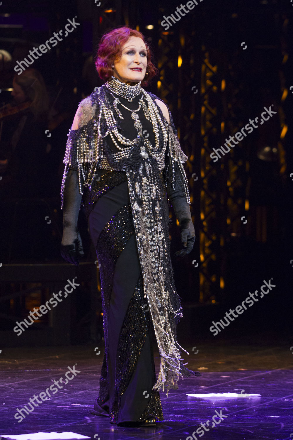 Glenn Close Norma Desmond During Curtain Editorial Stock Photo Stock