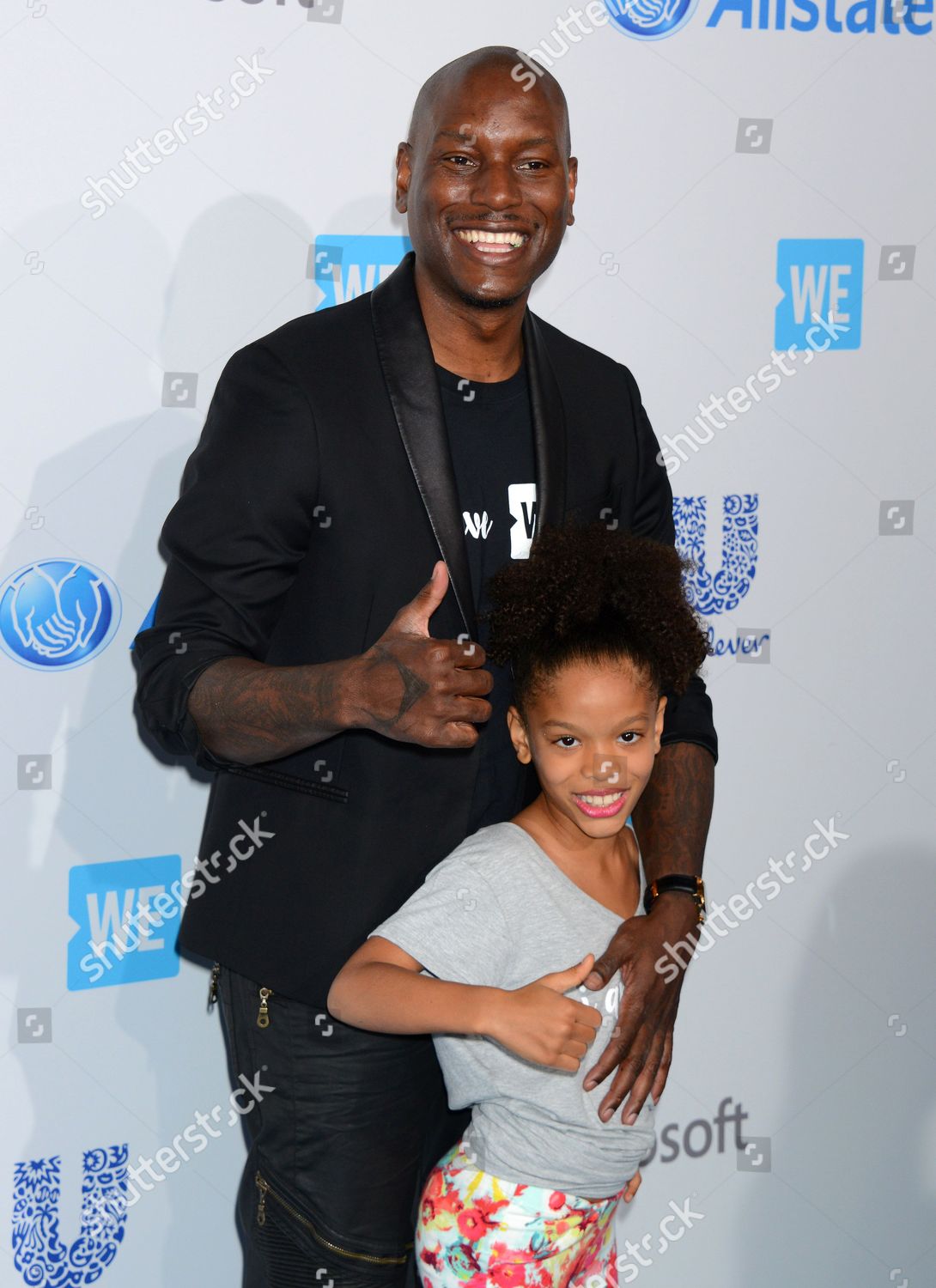 Tyrese Gibson Daughter Shayla Somer Gibson Editorial Stock Photo