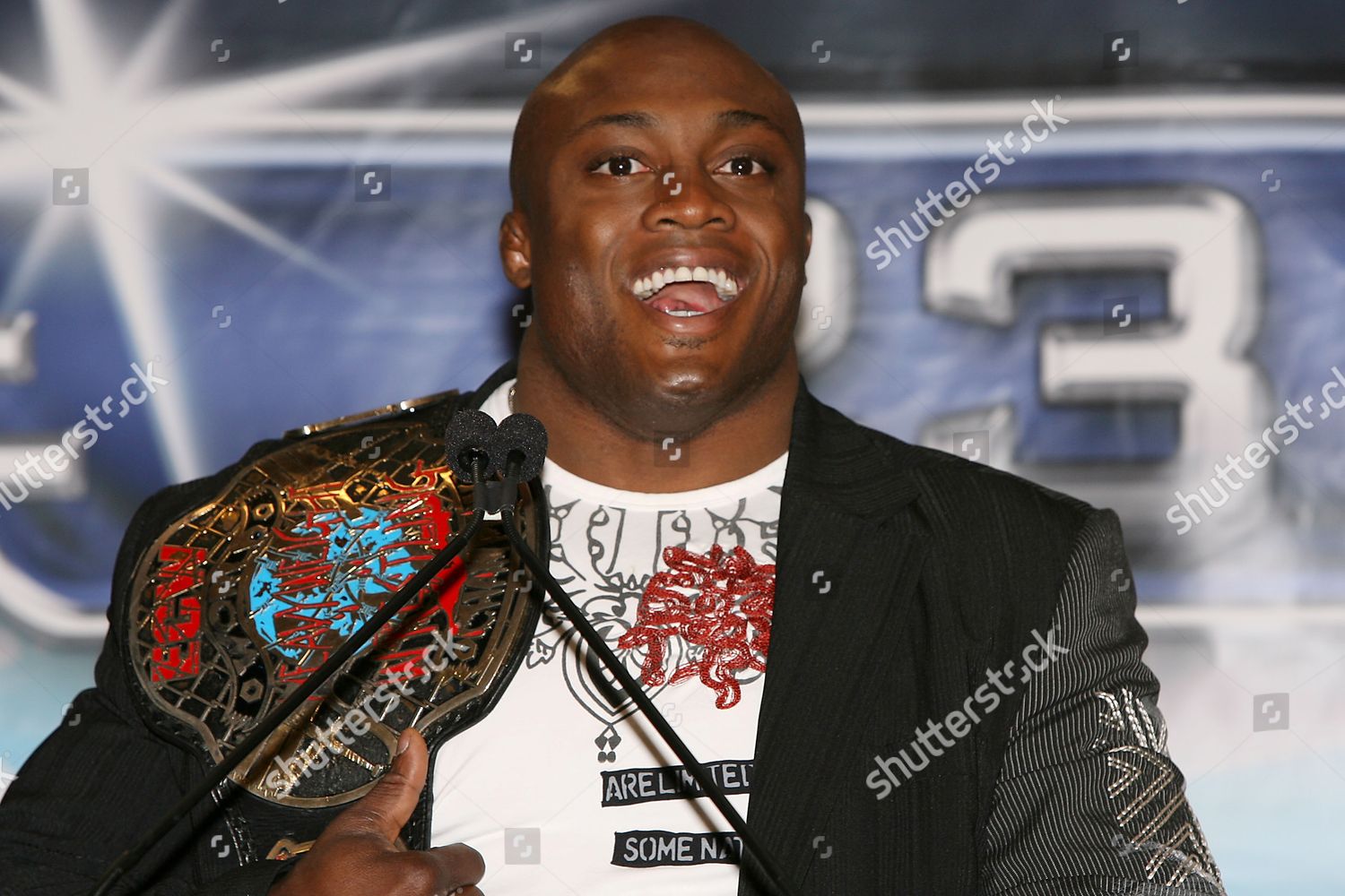 Ecw World Champion Bobby Lashley Editorial Stock Photo - Stock Image