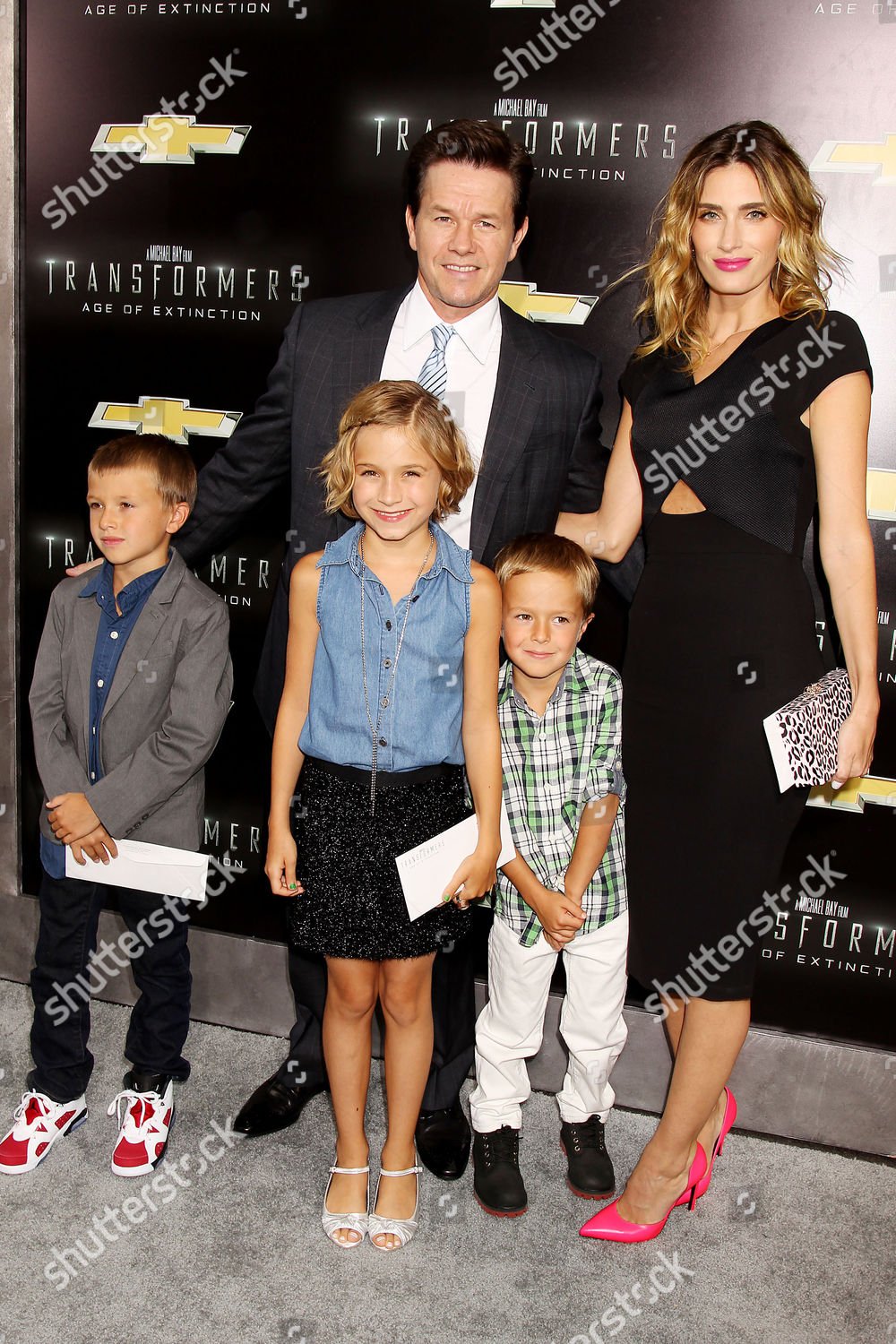 Mark Wahlberg Rhea Durham Children Editorial Stock Photo - Stock Image ...