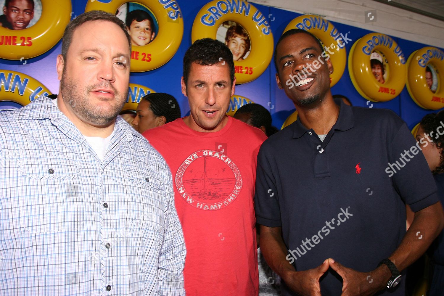 Kevin James Adam Sandler Chris Rock Editorial Stock Photo - Stock Image