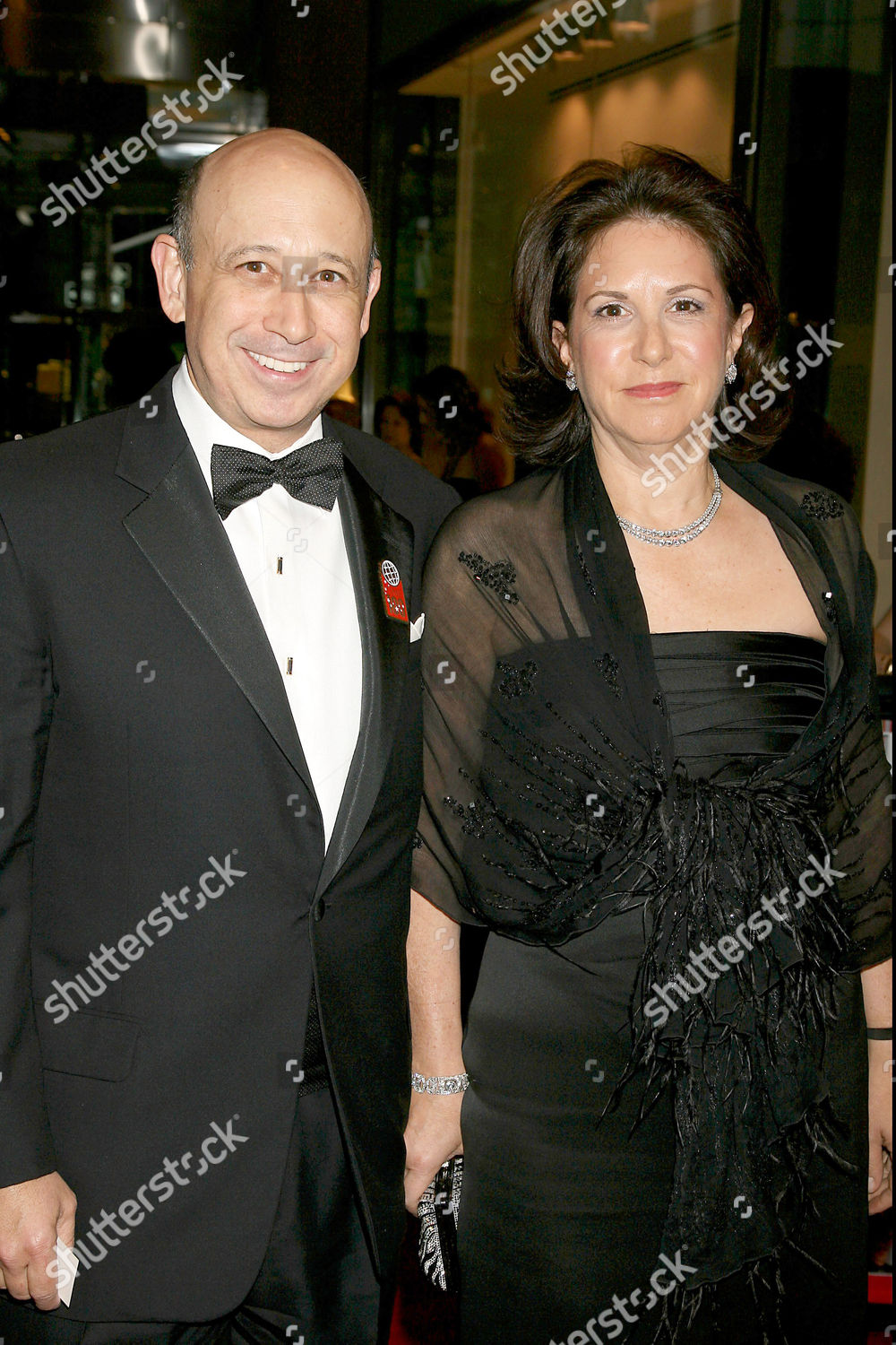 Lloyd Blankfein avec jolie, femme Laura Jacobs Blankfein 