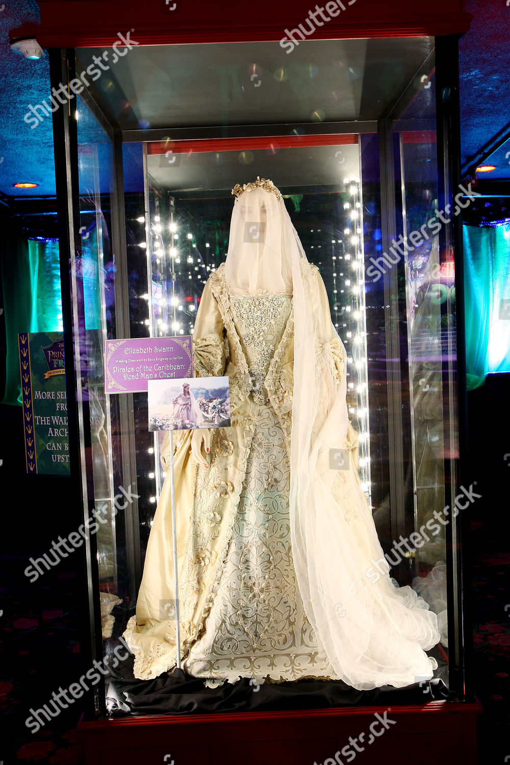 Wedding Dress Worn By Keira Knightley Pirates Editorial Stock