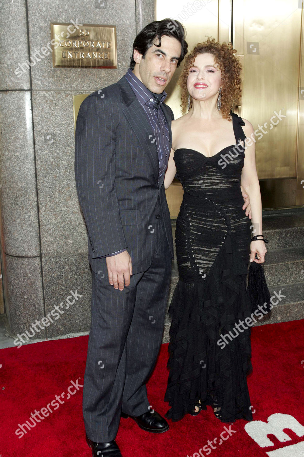 Bernadette Peters Husband Michael Wittenberg Editorial Stock Photo