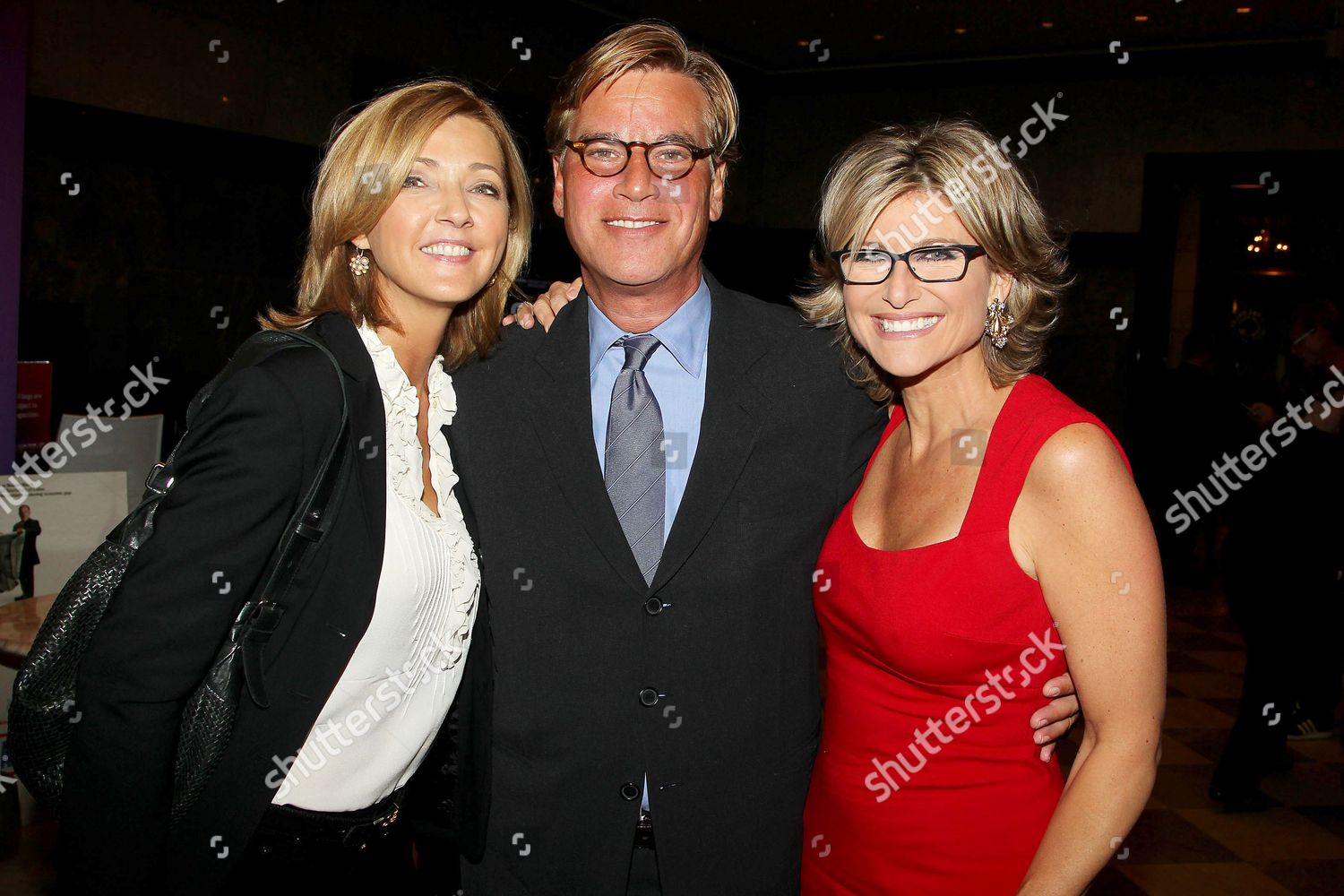Christine Jansing Aaron Sorkin Ashleigh Banfield Editorial Stock Photo