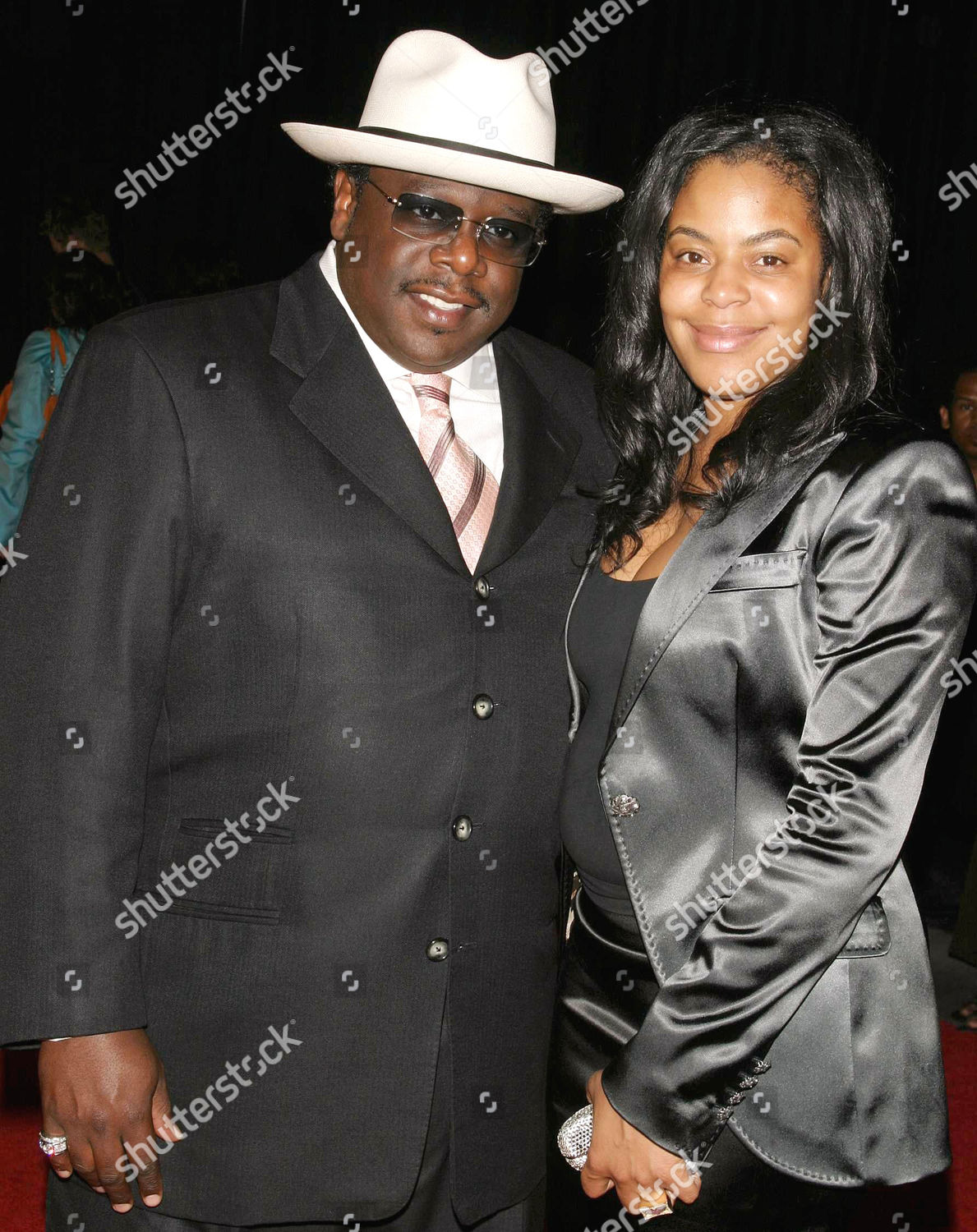Cedric Entertainer Wife Lorna Wells Editorial Stock Photo - Stock Image