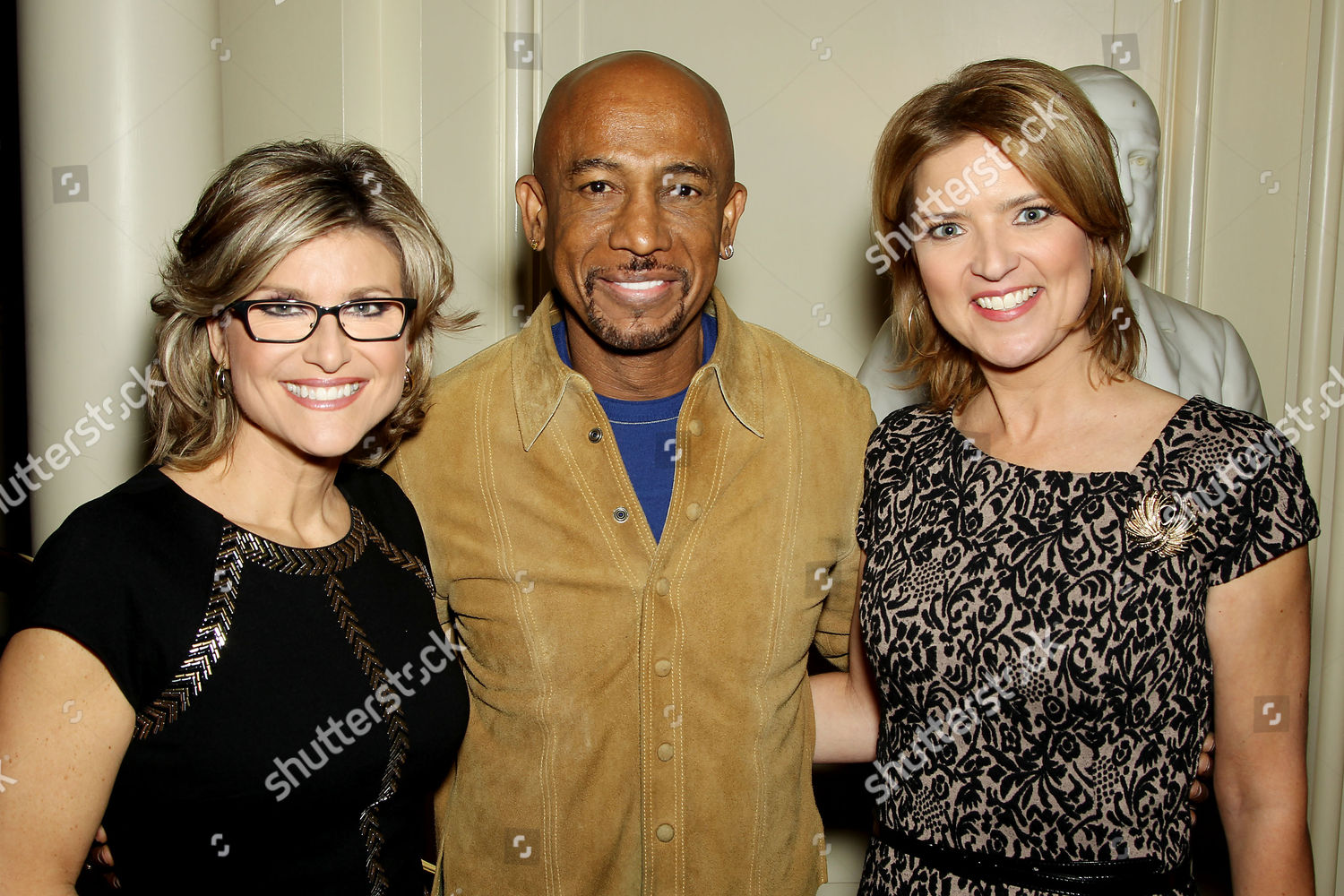 Ashleigh Banfield Montel Williams Christine Romans Editorial Stock