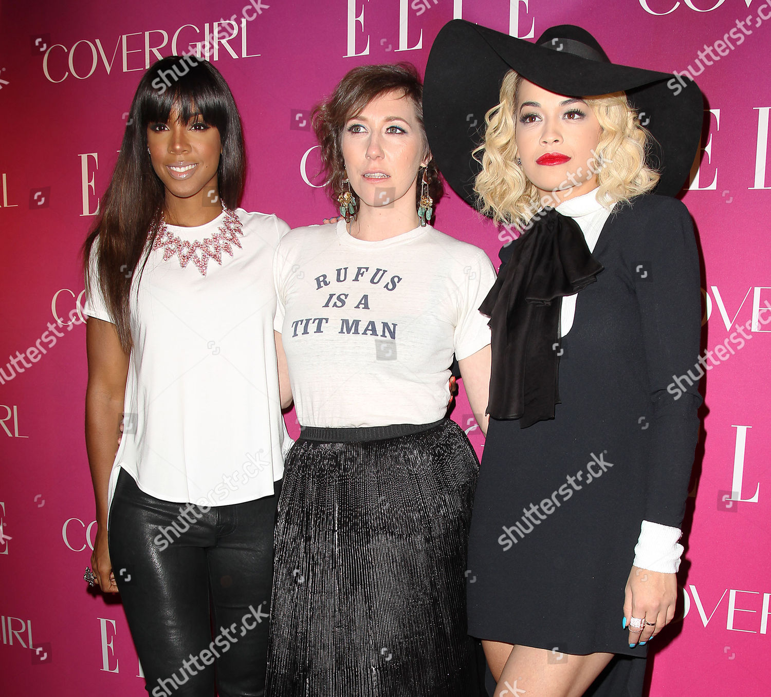 Kelly Rowland Martha Wainwright Rita Ora Editorial Stock Photo - Stock