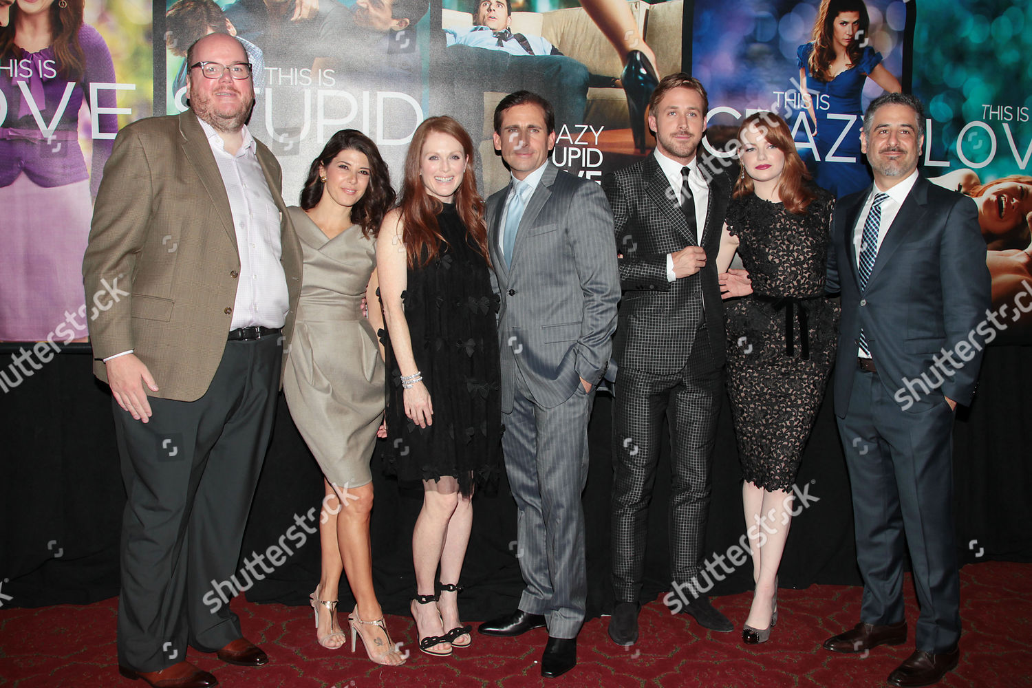 Crazy Stupid Love Cast Photo Editorial Stock Photo - Stock Image