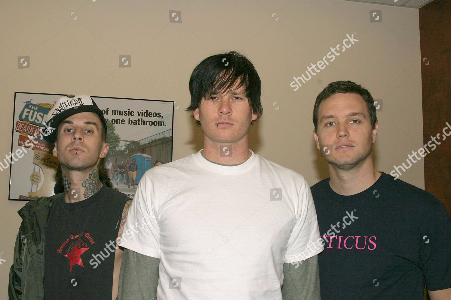 Blink 182 Travis Barkertom Delonge Mark Hoppus Redaktionelles Stockfoto Stockbild Shutterstock