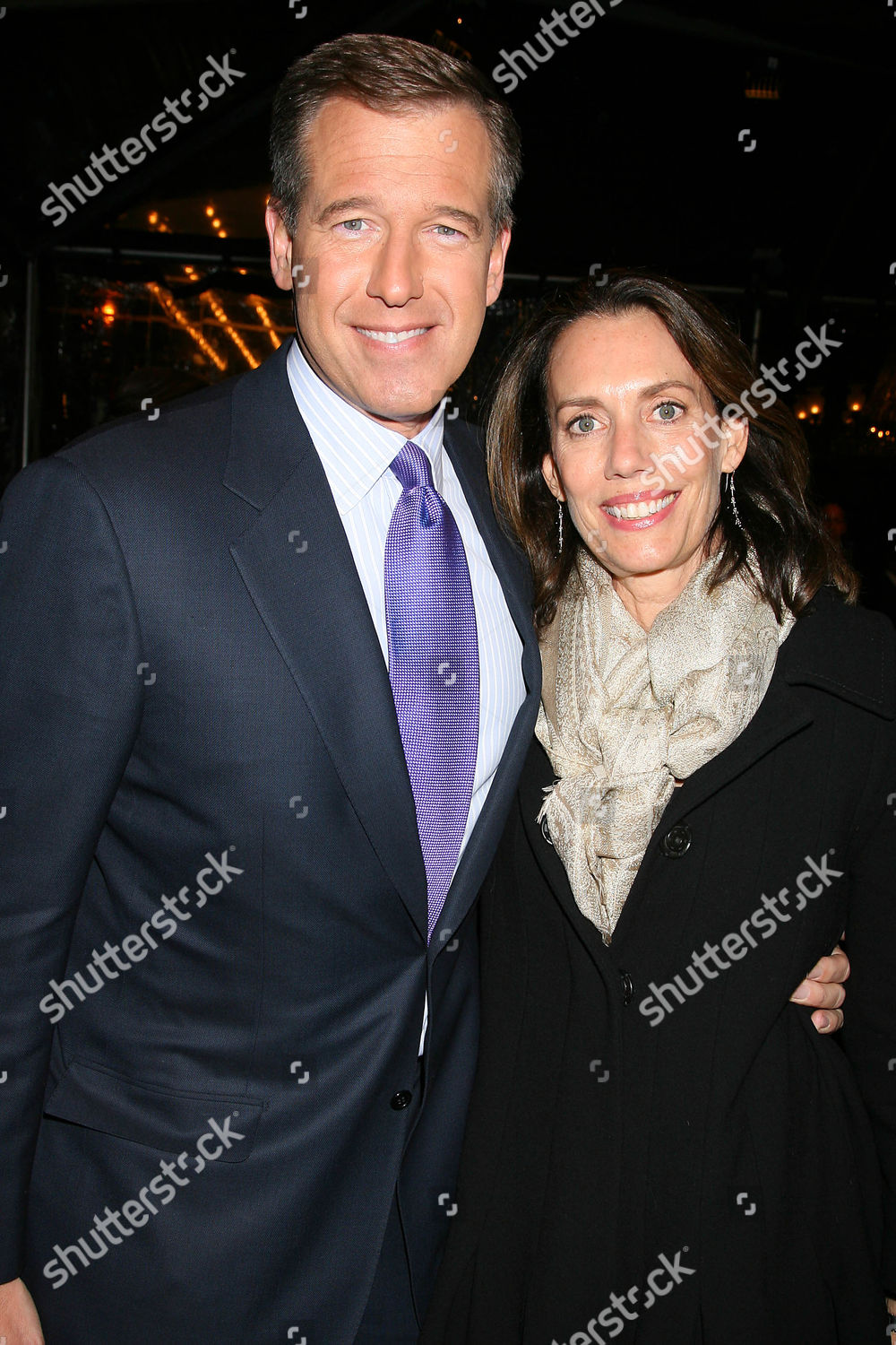 Brian Williams Wife Jane Williams Editorial Stock Photo - Stock Image ...