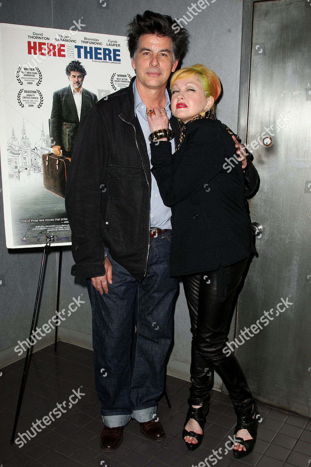 David Thornton Wife Cyndi Lauper Editorial Stock Photo - Stock Image