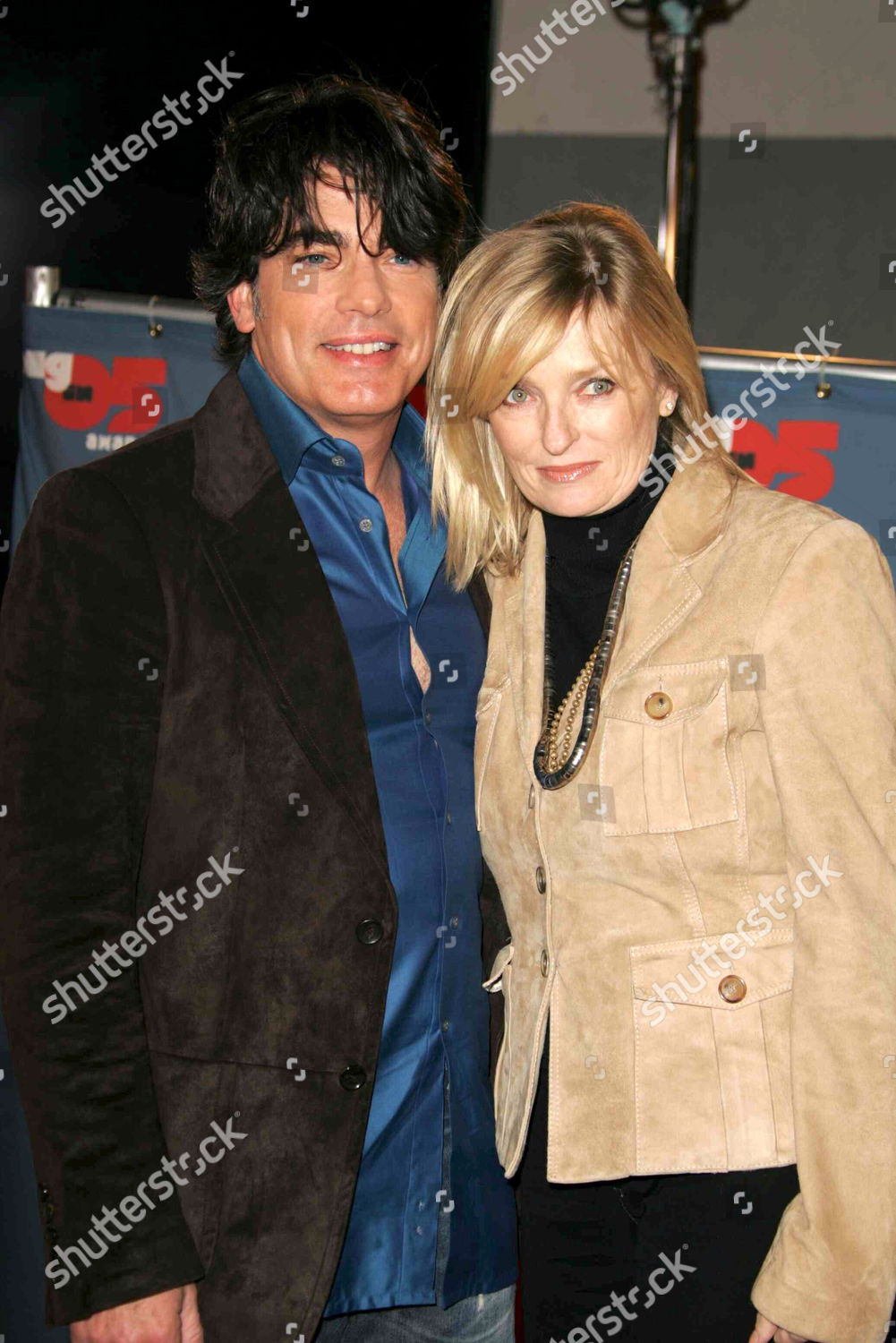 Peter Gallagher Wife Paula Harwood Editorial Stock Photo Stock Image