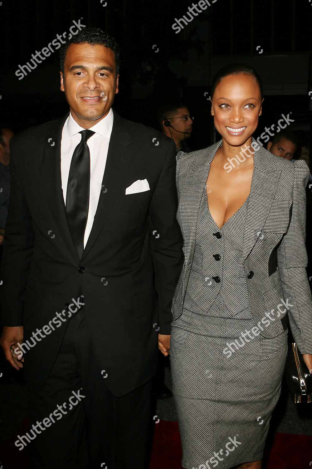 Tyra Banks Boyfriend John Utendahl Editorial Stock Photo - Stock Image