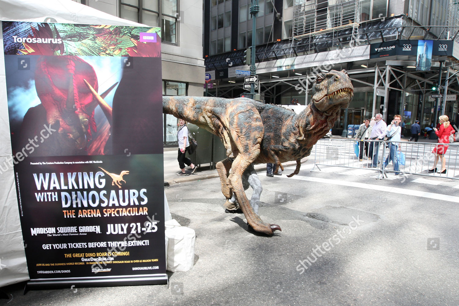 walking with dinosaur promotion