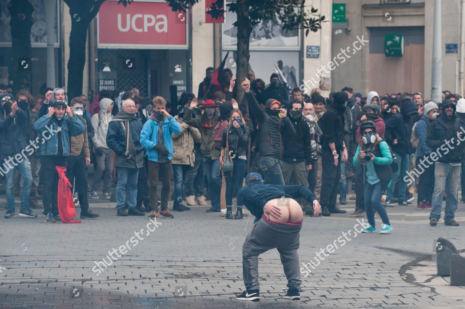 Protesters Clash Police Editorial Stock Photo - Stock Image | Shutterstock