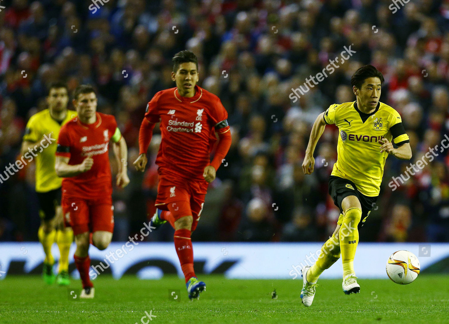 Shinji Kagawa Borussia Dortmund During Uefa Europa Editorial Stock Photo Stock Image Shutterstock