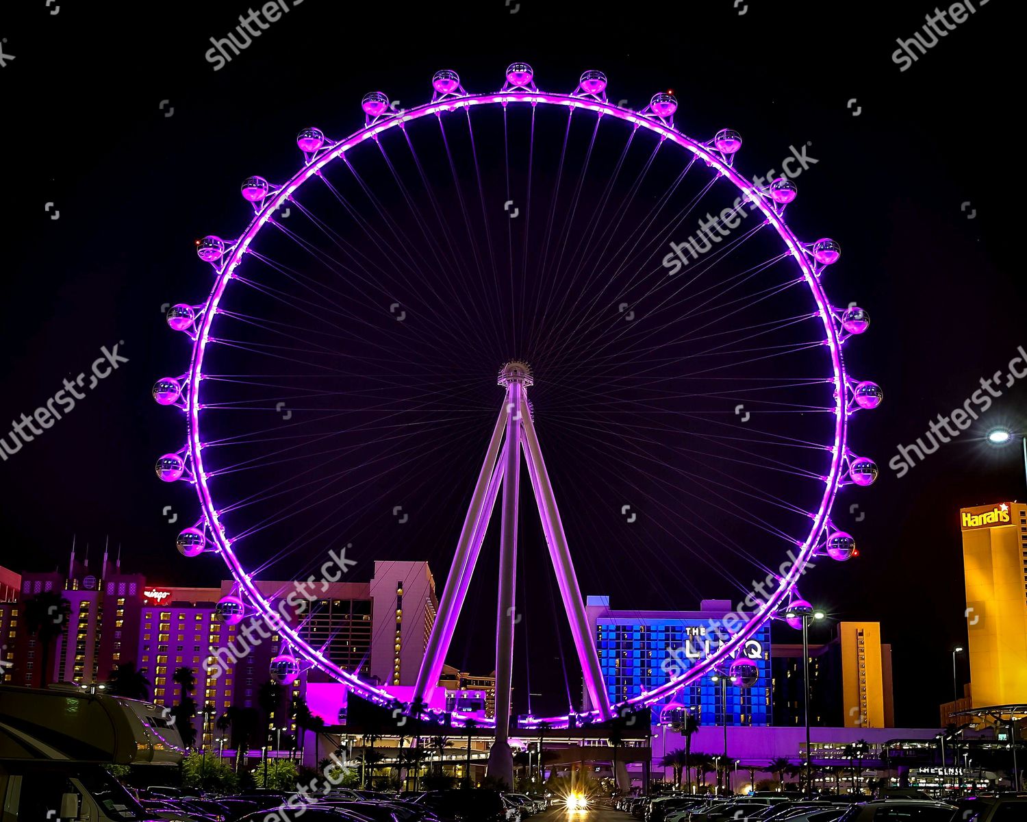 High Roller Observation Wheel Redaktionelles Stockfoto Stockbild Shutterstock