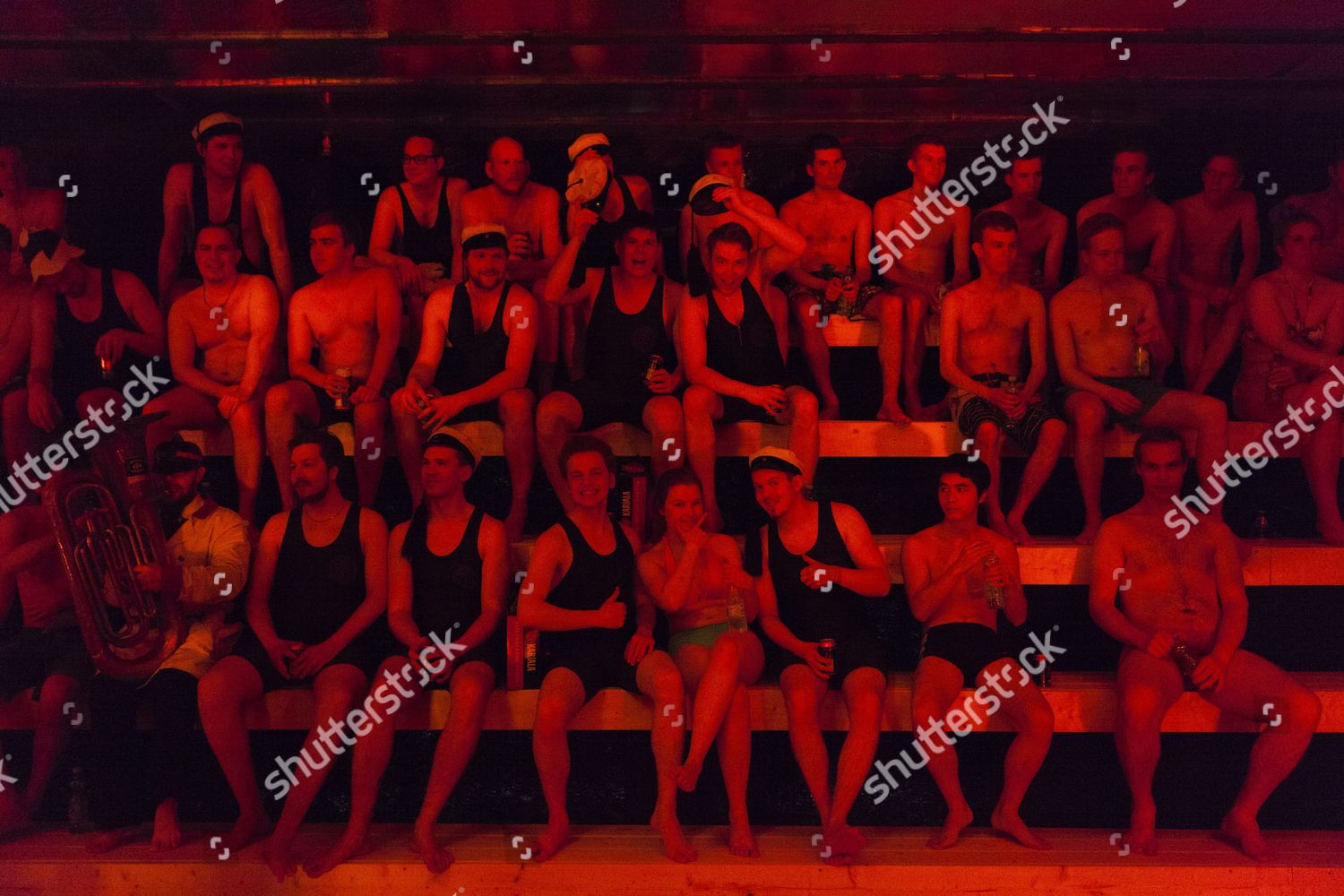 People Inside Tent Sauna Editorial Stock Photo - Stock Image | Shutterstock