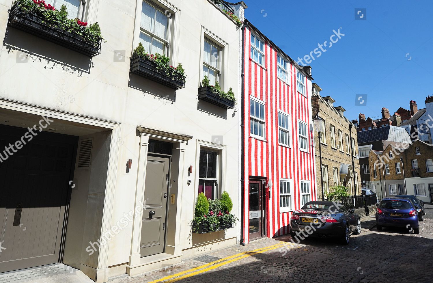 Red White Striped House South End Editorial Stock Photo Stock Image Shutterstock