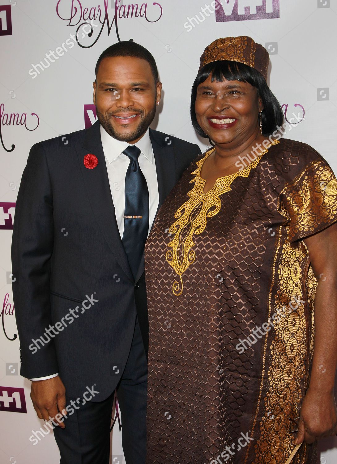 Anthony Anderson His Mother Doris Bowman Editorial Stock Photo - Stock ...