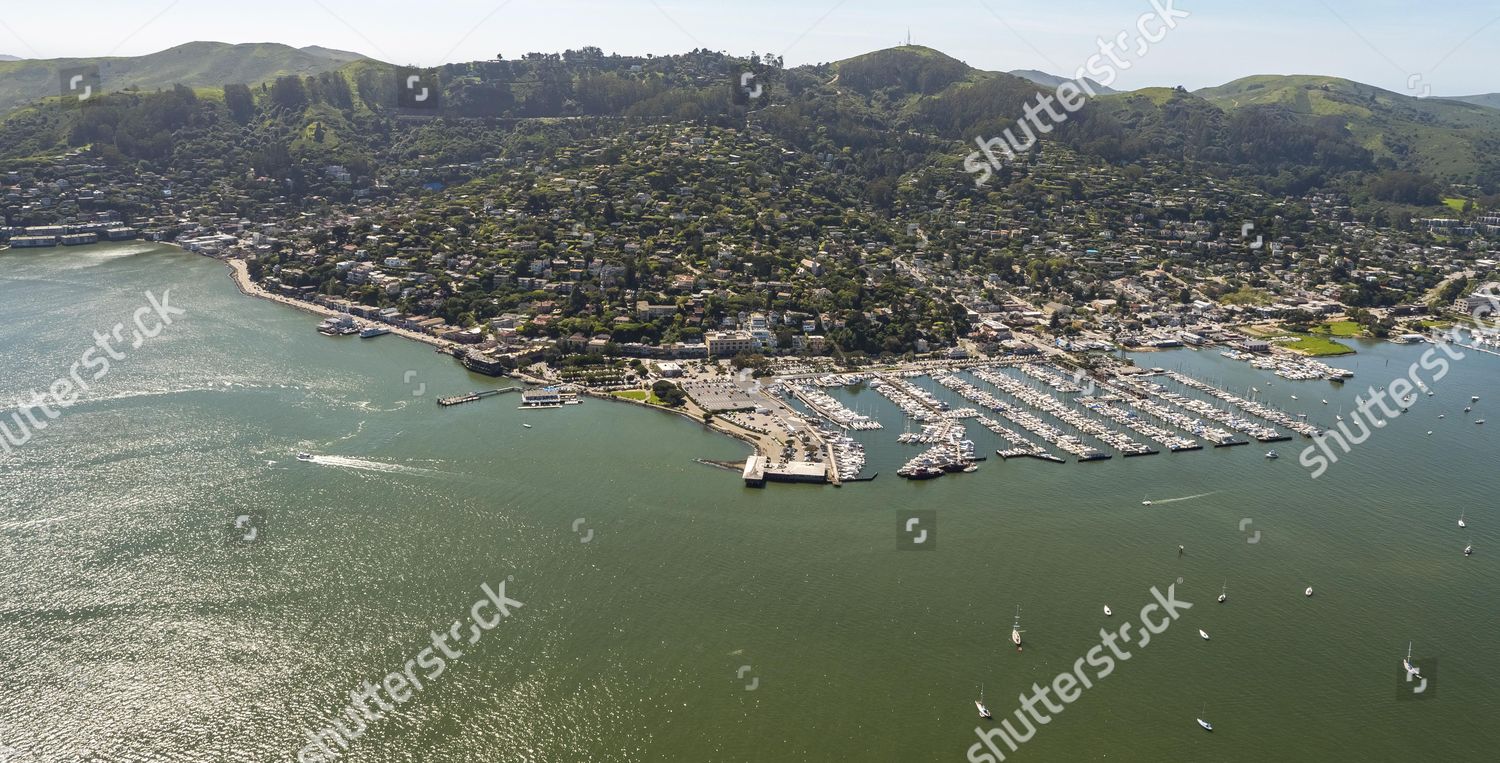 Aerial View Sailboats Marina Sausalito San Editorial Stock Photo