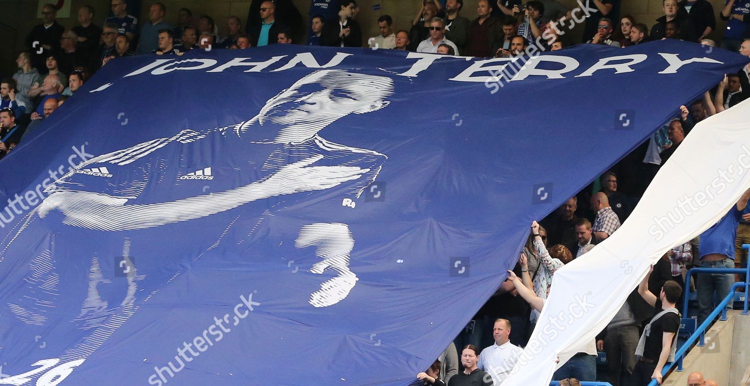 Fans Unfold John Terry Terry Flag Editorial Stock Photo - Stock Image ...