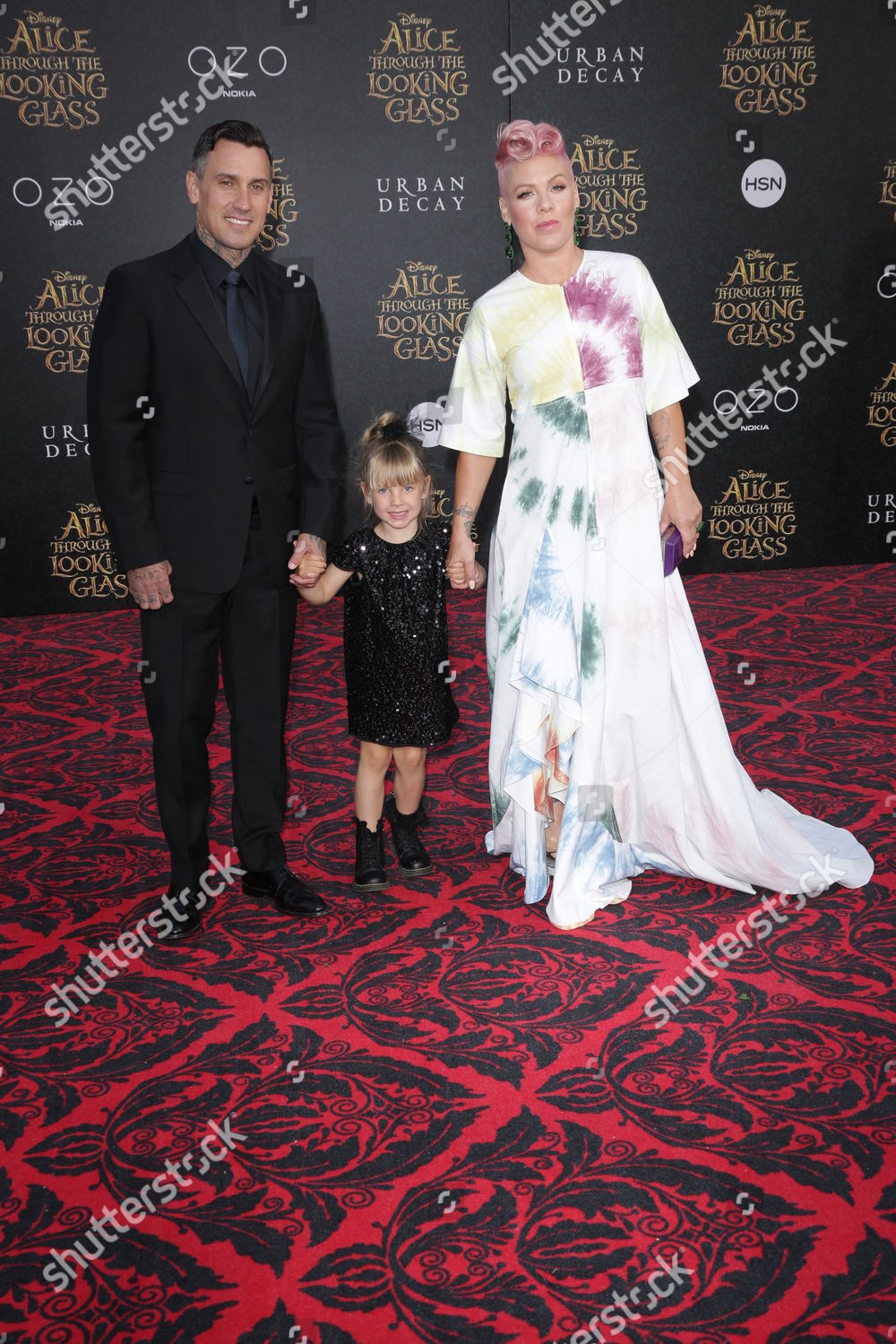 Pink Carey Hart Willow Sage Hart Editorial Stock Photo - Stock Image ...