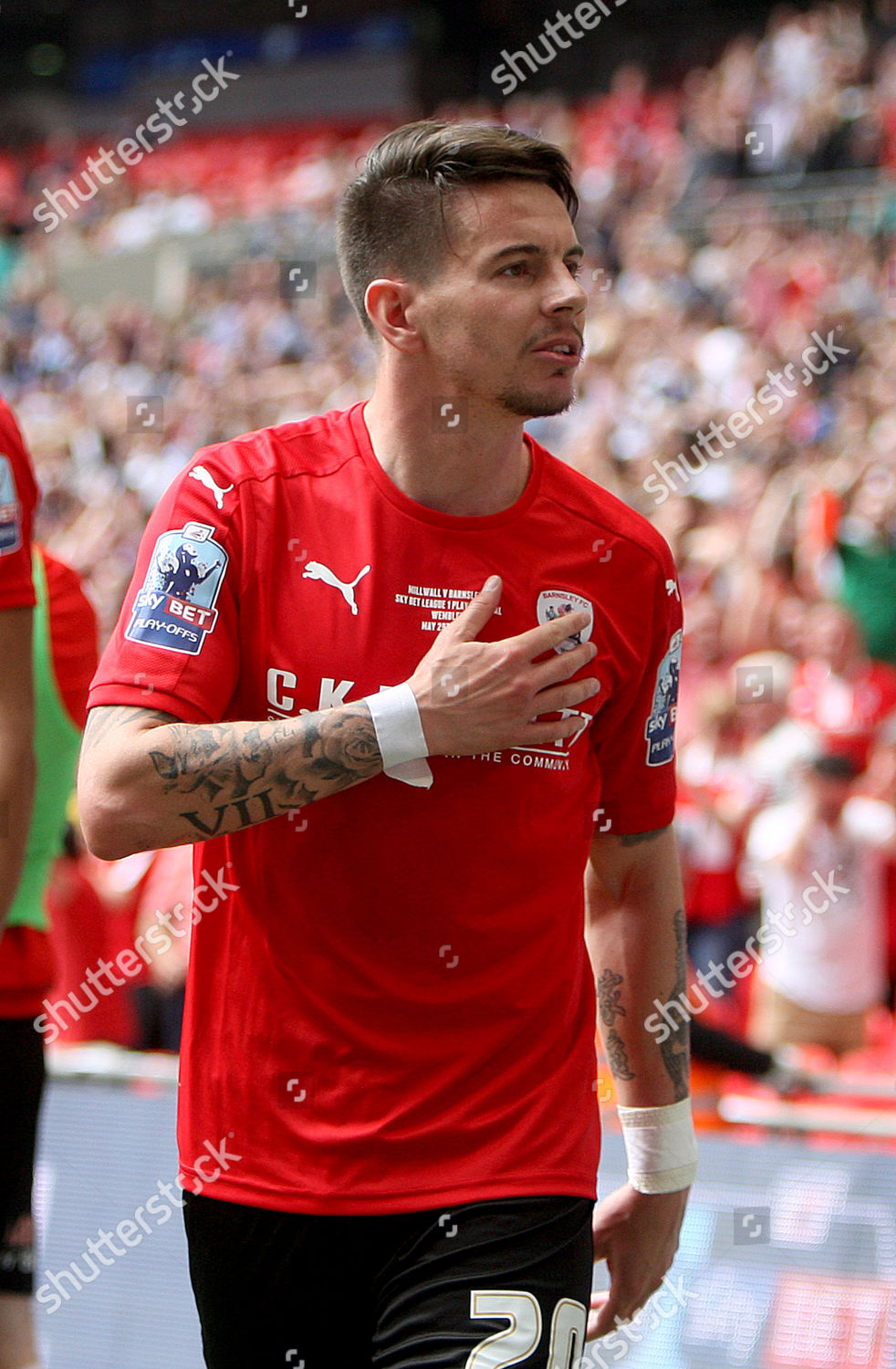 Adam Hammill Goal Celebration Editorial Stock Photo - Stock Image ...