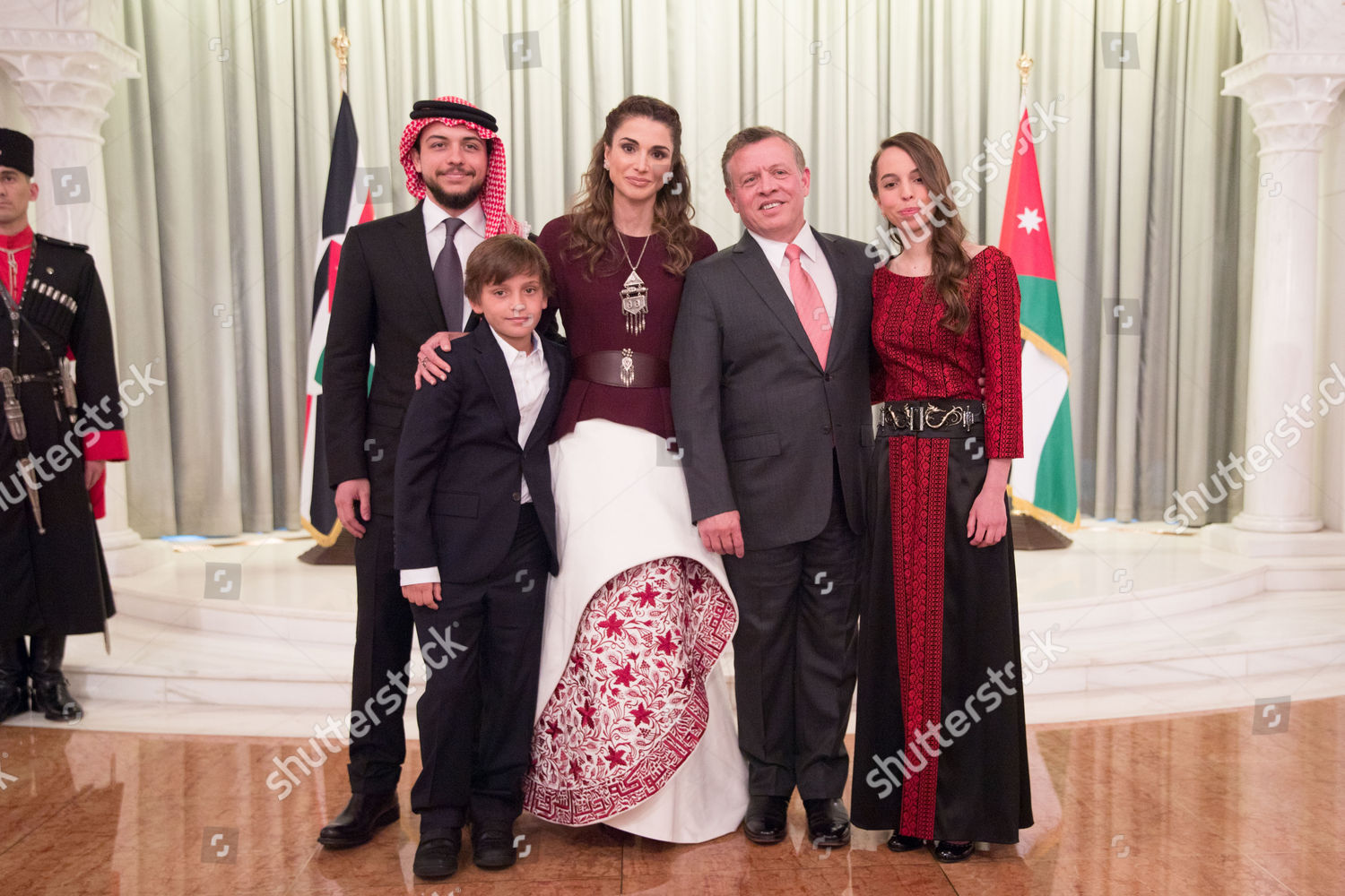 King Abdullah Ii Queen Rania Accompanied Editorial Stock Photo Stock   Shutterstock 5697242j 