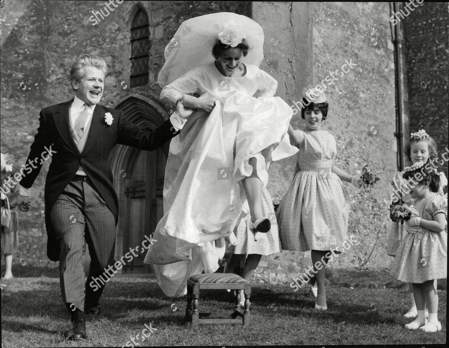 Wedding Bernard Williams Miss Ann Clements Editorial Stock Photo ...