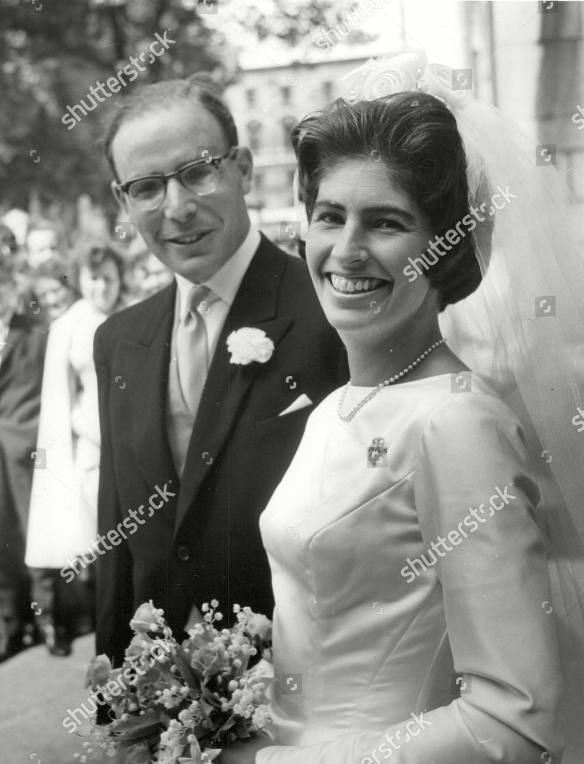 Wedding Miss Elizabeth Fletcher Daughter Dr Editorial Stock Photo ...