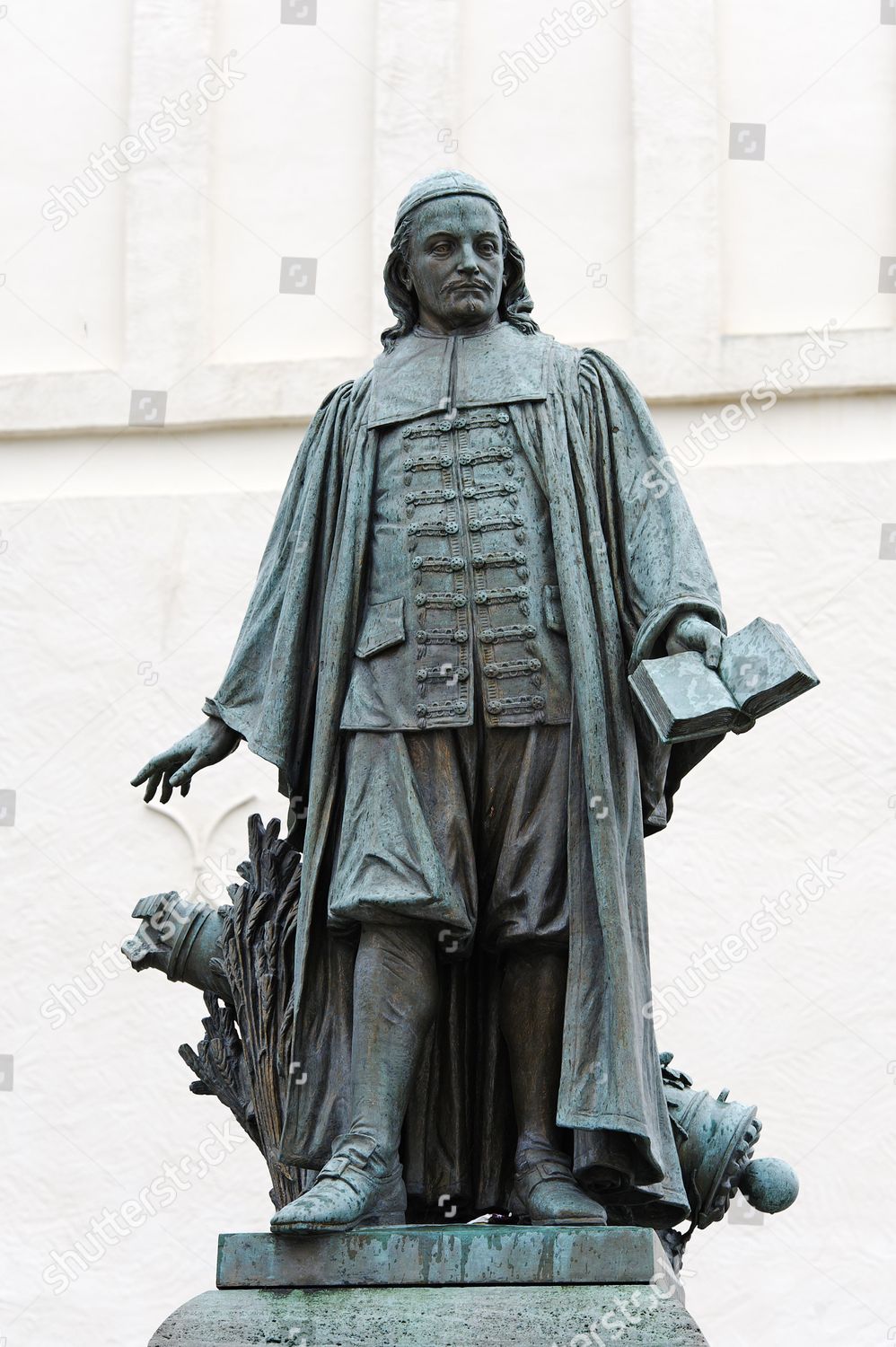 memorial-paul-gerhardt-1607-1676-theologian-editorial-stock-photo
