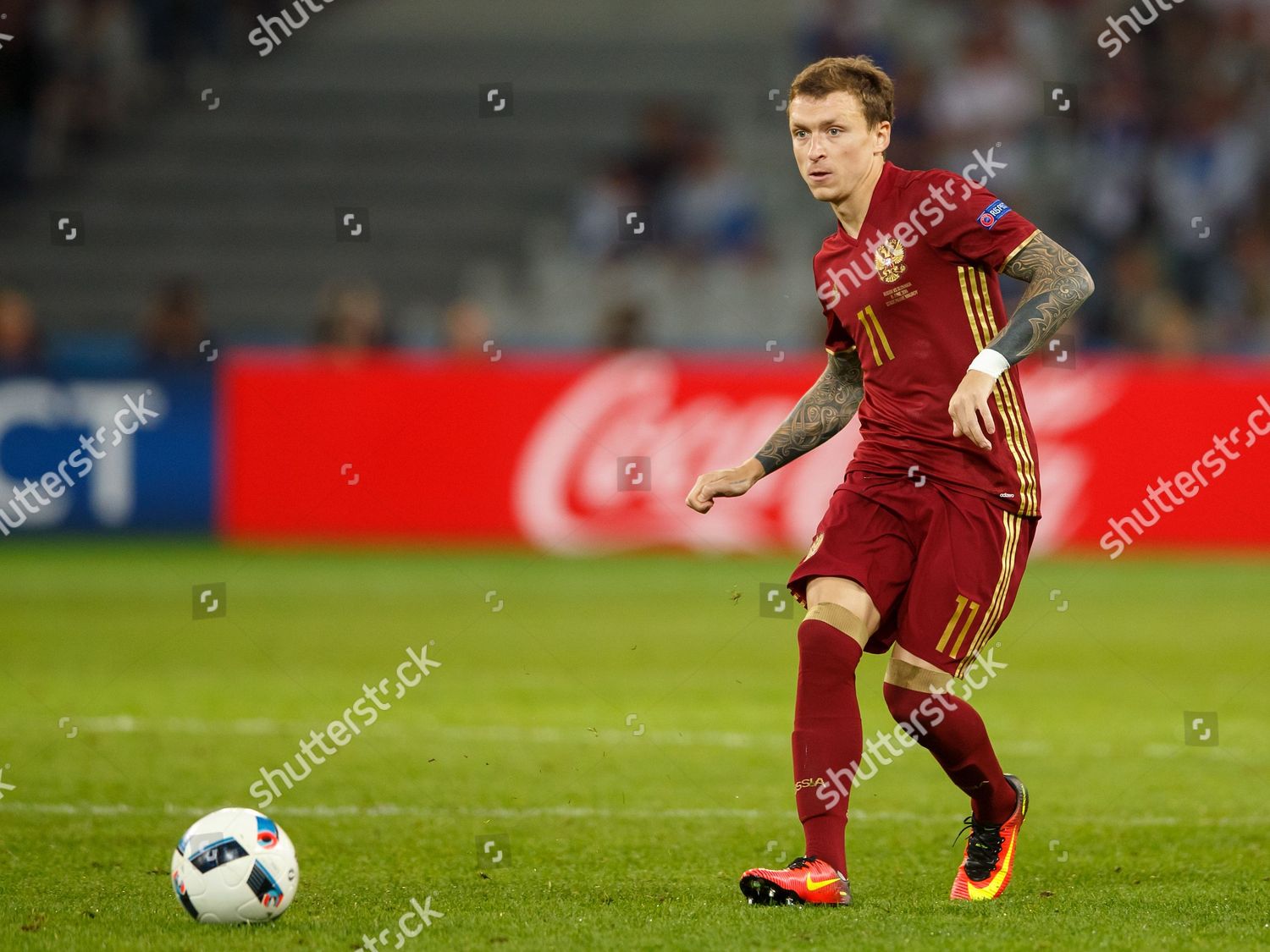 Pavel Mamaev Russia During Uefa Euro Editorial Stock Photo - Stock ...