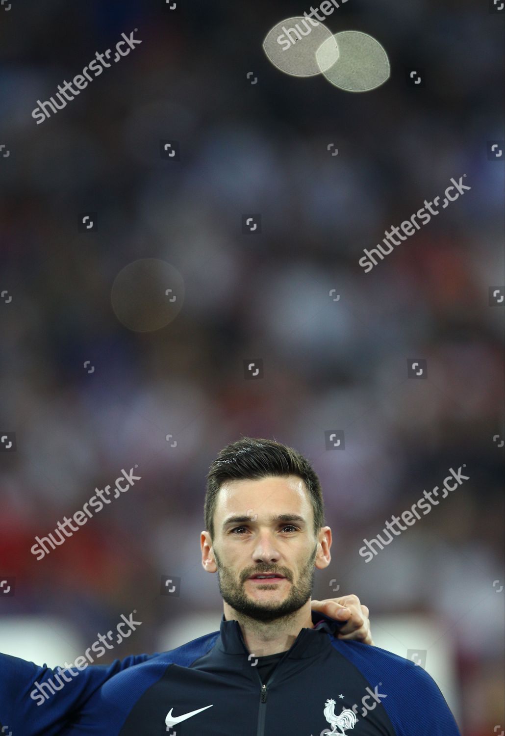 France Goalkeeper Hugo Lloris During Uefa Editorial Stock Photo Stock