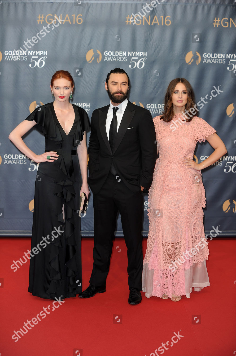 Eleanor Tomlinson Aidan Turner Couple Eleanor Tomlinson Aidan Turner Heida Reed Editorial Stock Photo - Stock  Image | Shutterstock