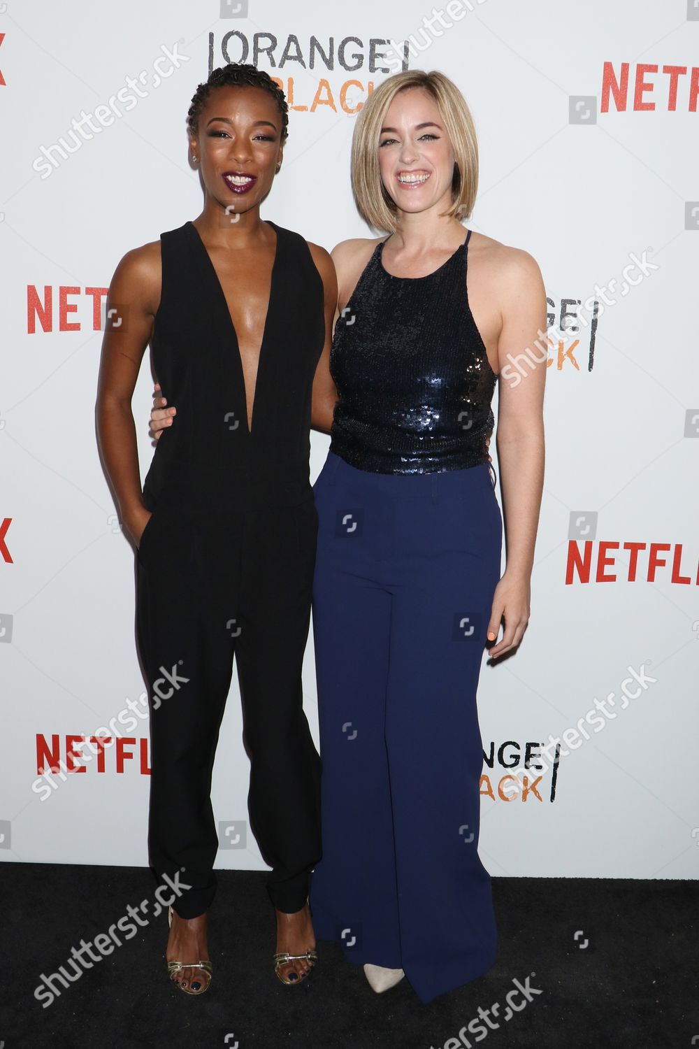 Samira Wiley Girlfriend Lauren Morelli Editorial Stock Photo - Stock ...