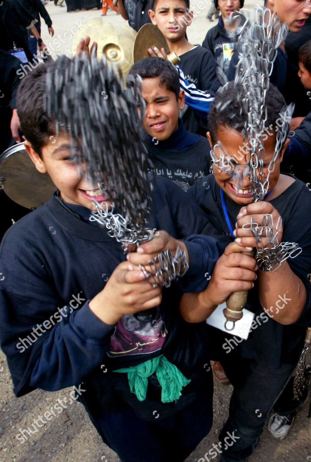 Shiite Iraqi Boys Flalgellate Themselves They Editorial Stock Photo - Stock  Image | Shutterstock