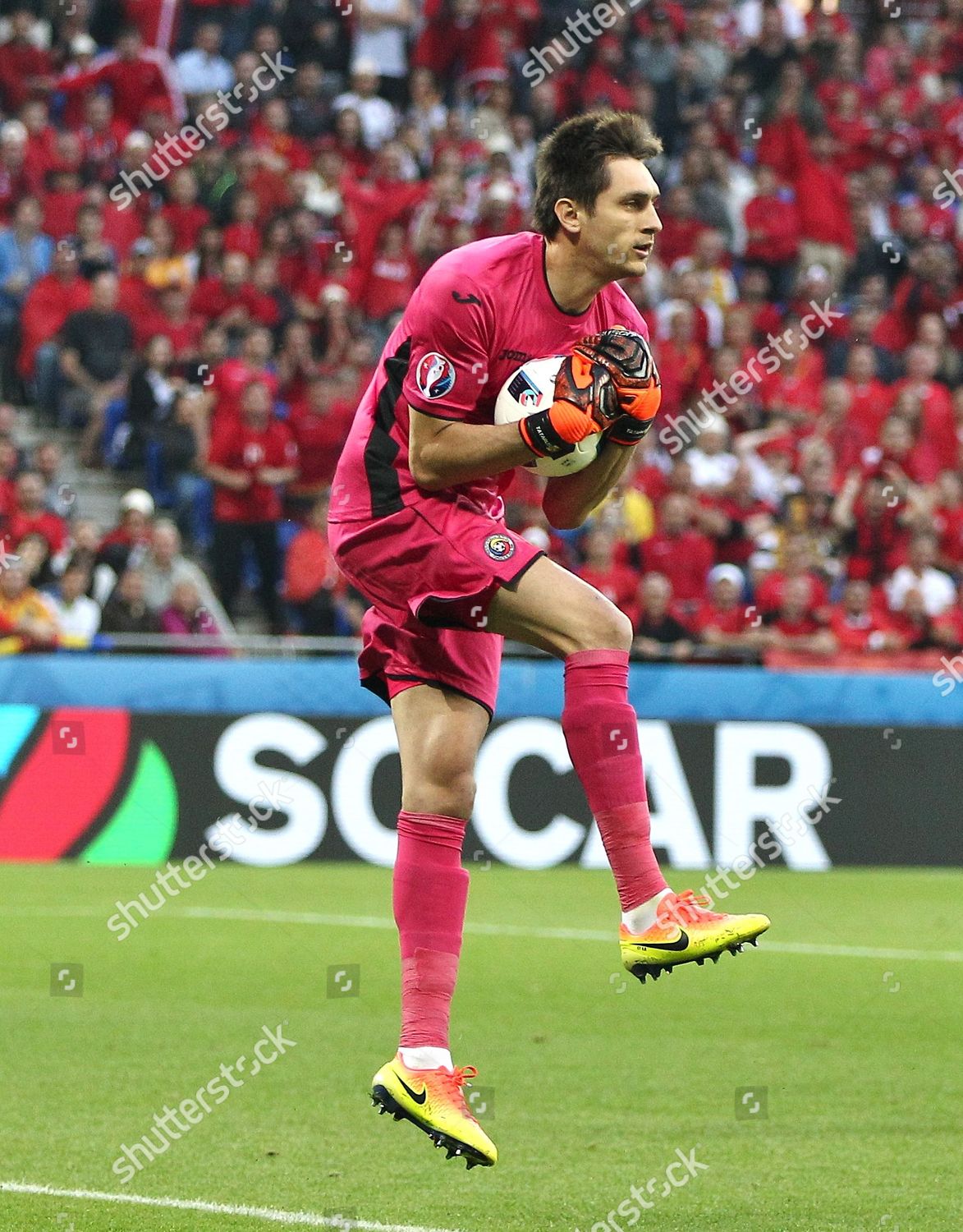 Romania Goalkeeper Ciprian Tatarusanu During Uefa European Editorial Stock Photo Stock Image Shutterstock