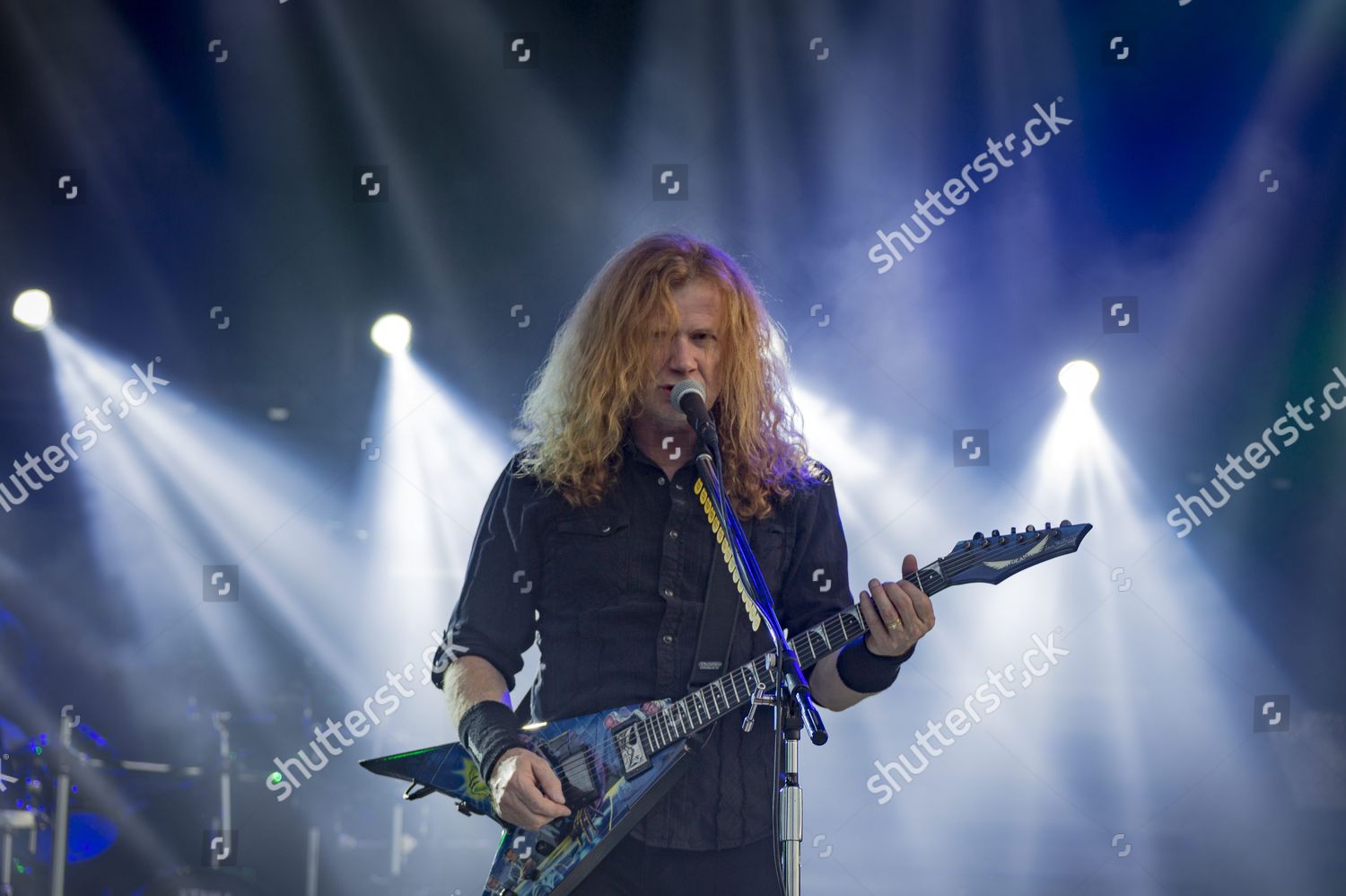 Megadeth Frontman Singer Guitarist Dave Mustaine Editorial Stock Photo ...